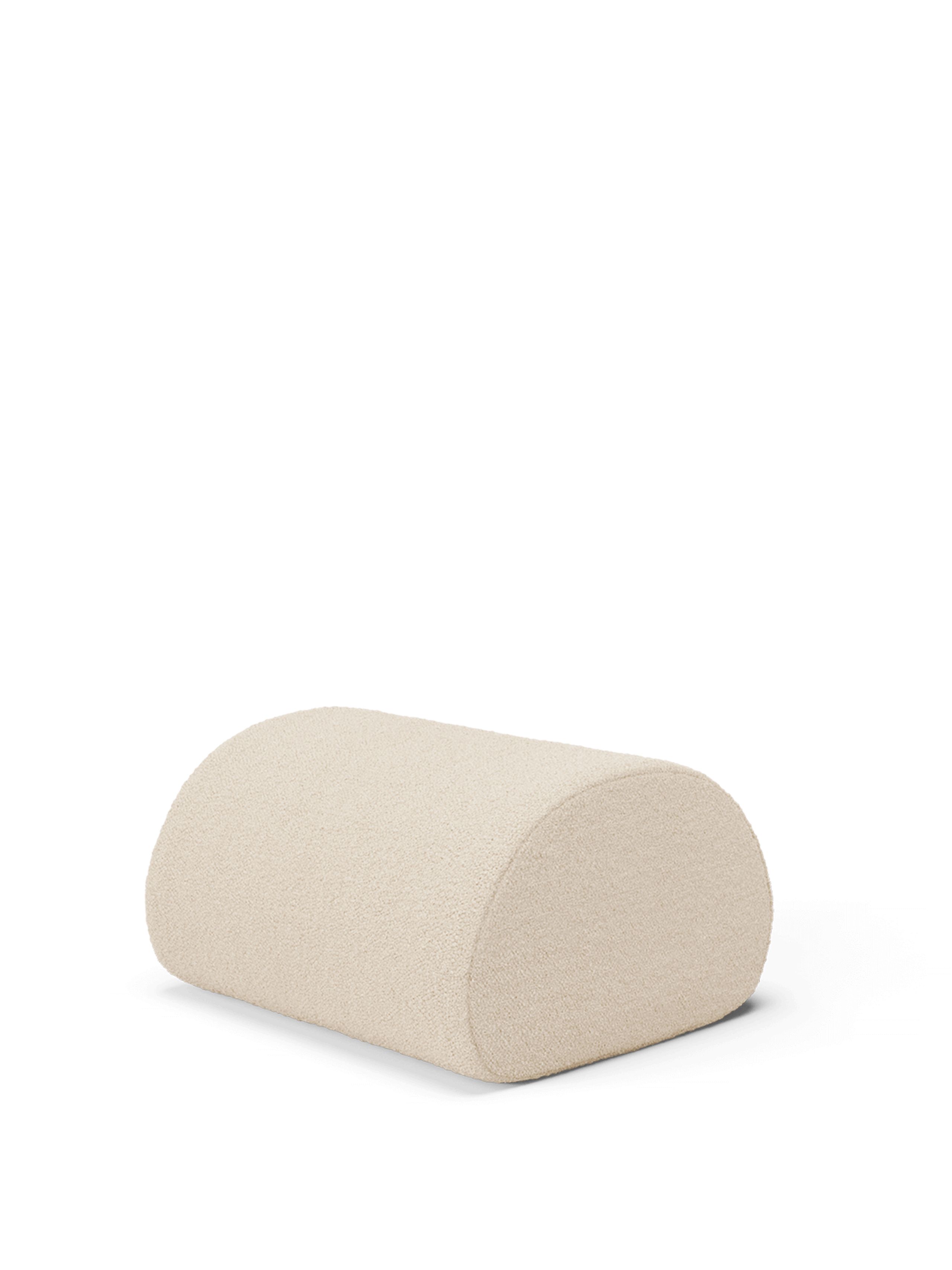 Ferm Living - Puff - Rouli Pouf Pure Bouclé - Off-white