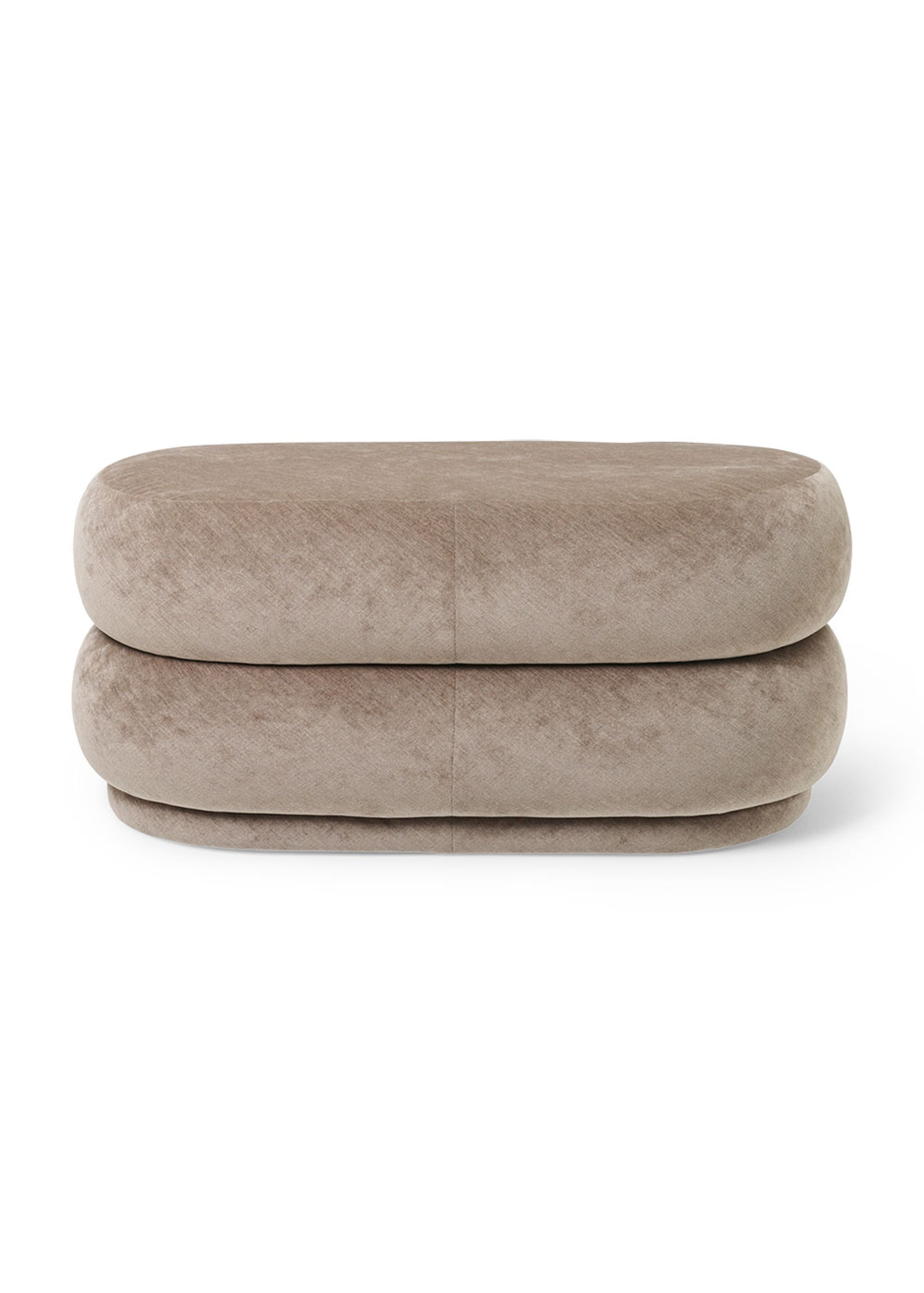 Ferm Living - Puff - Pouf Oval - Beige