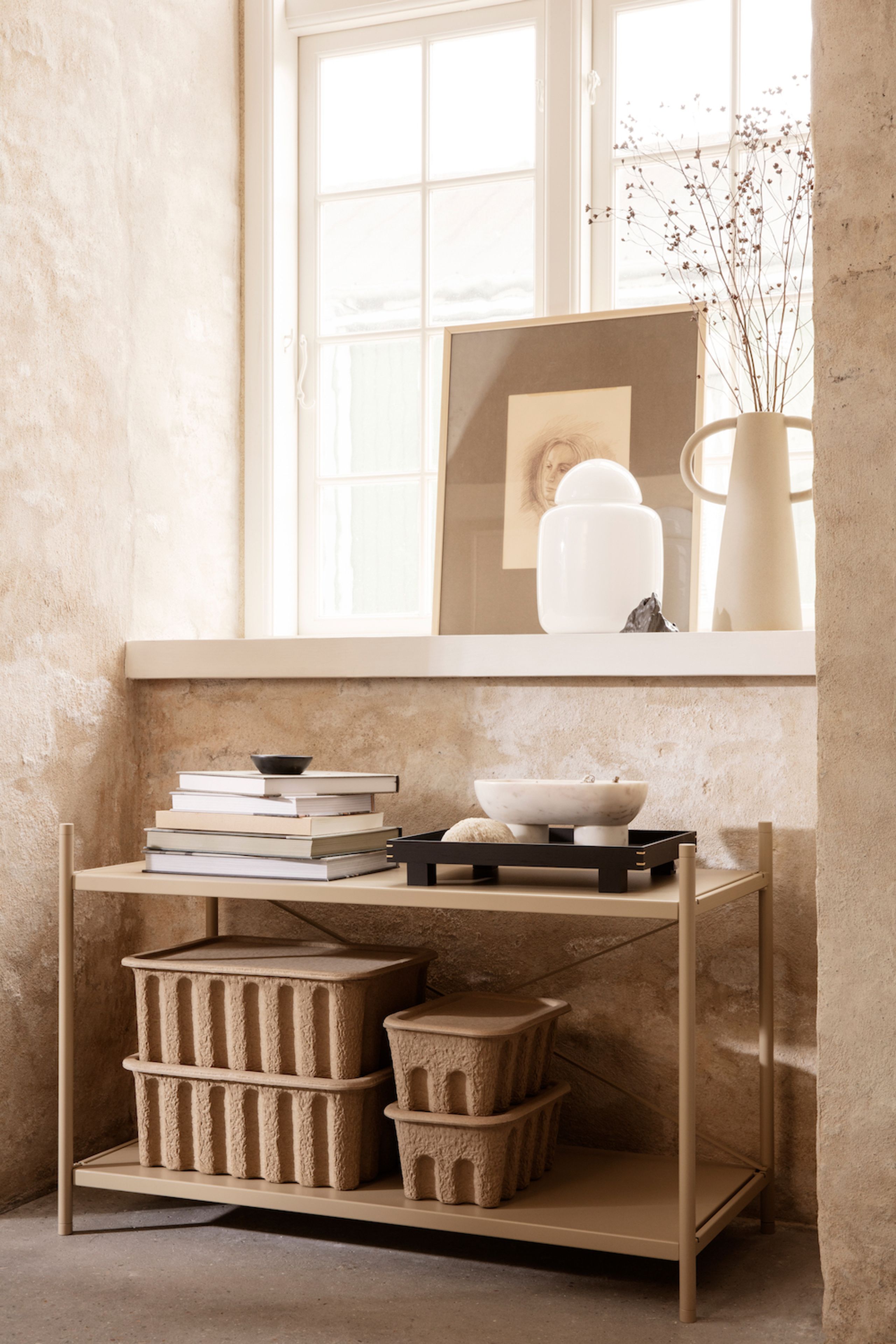 Ferm Living - Stellingen - Punctual | Perforated Shelf - Cashmere