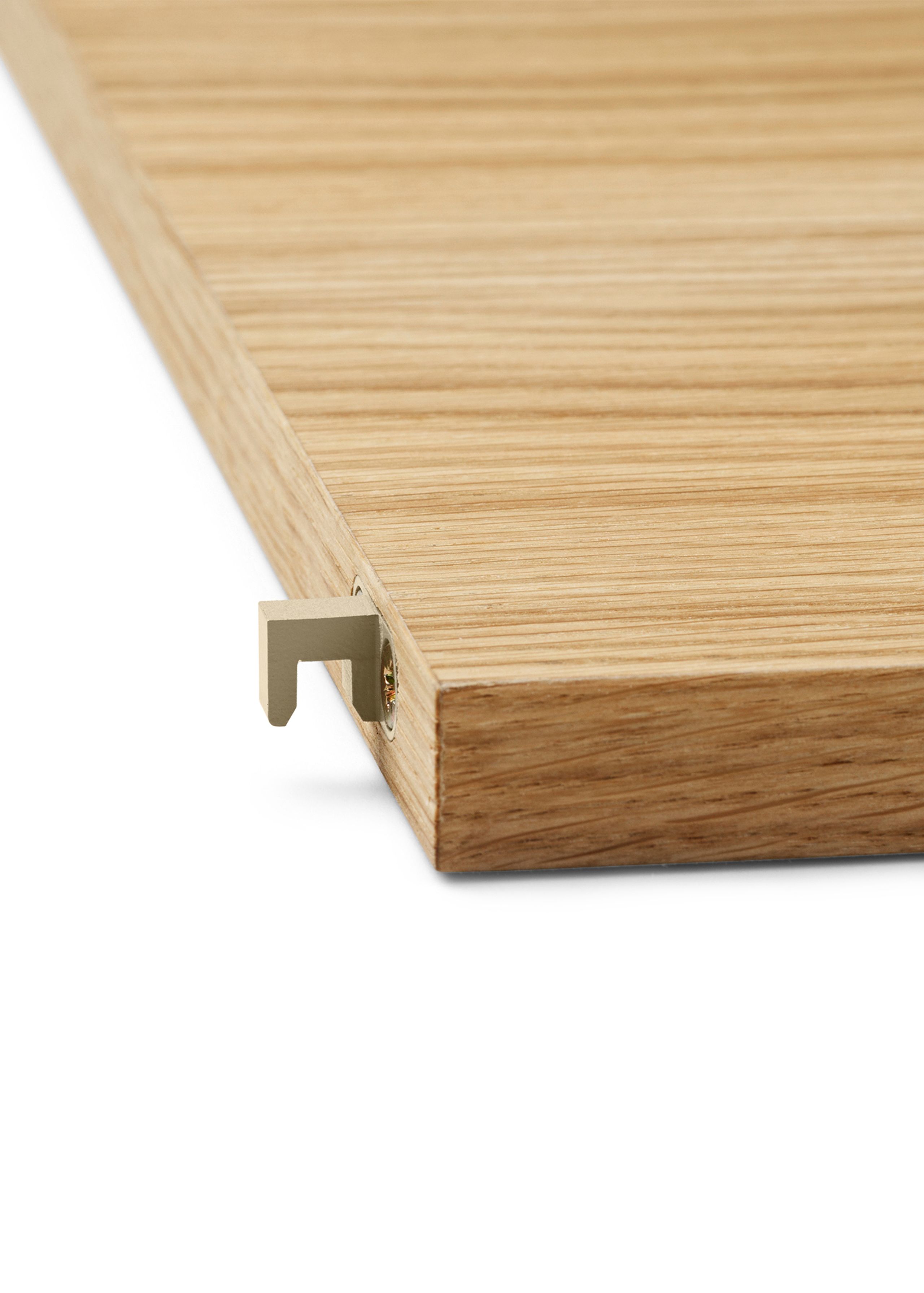 Ferm Living - Policový systém - Punctual | Wooden Shelf - Natural Oak / Cashmere