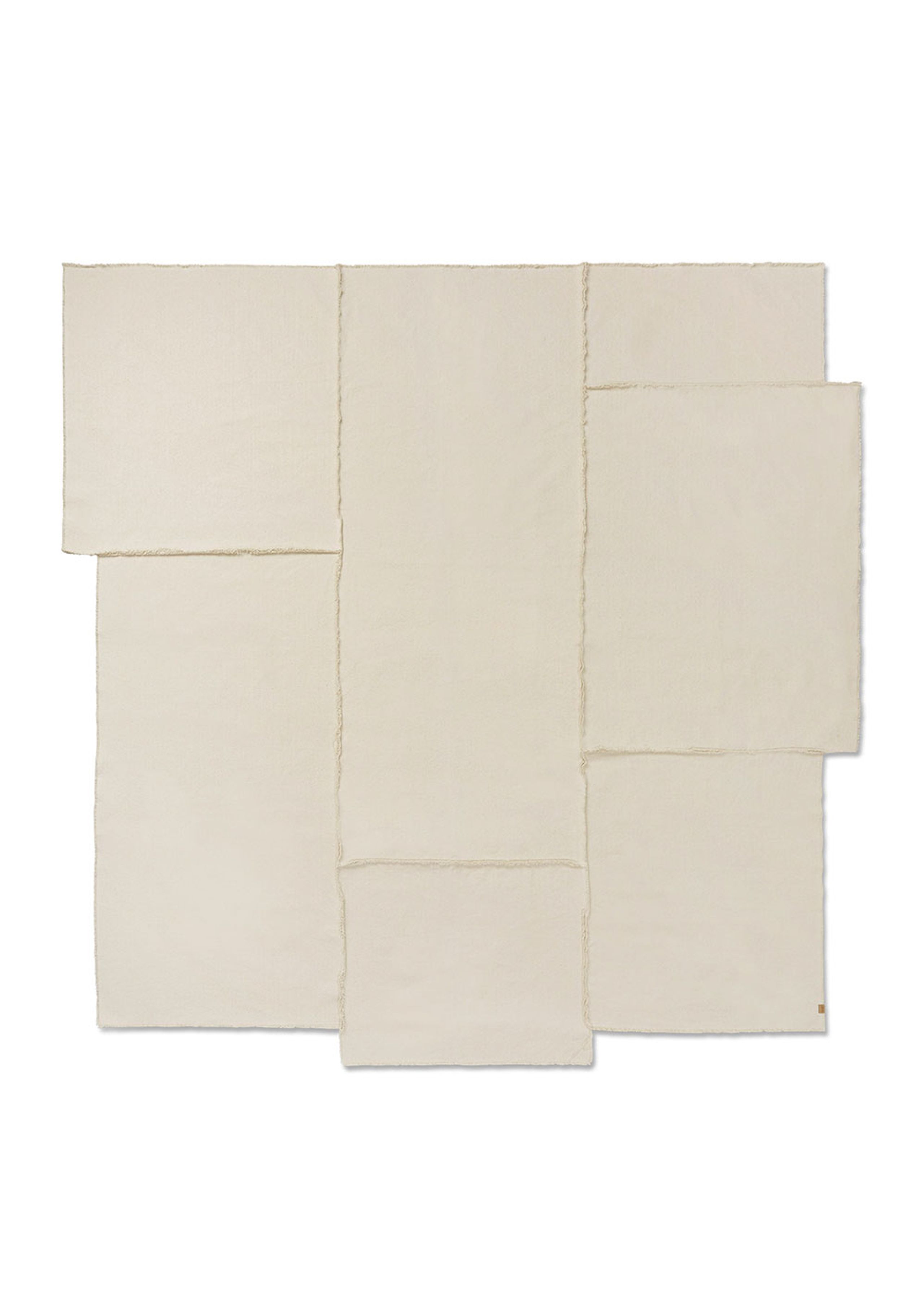 Ferm Living - Bed Cover - Offset Bedspread - Off-white