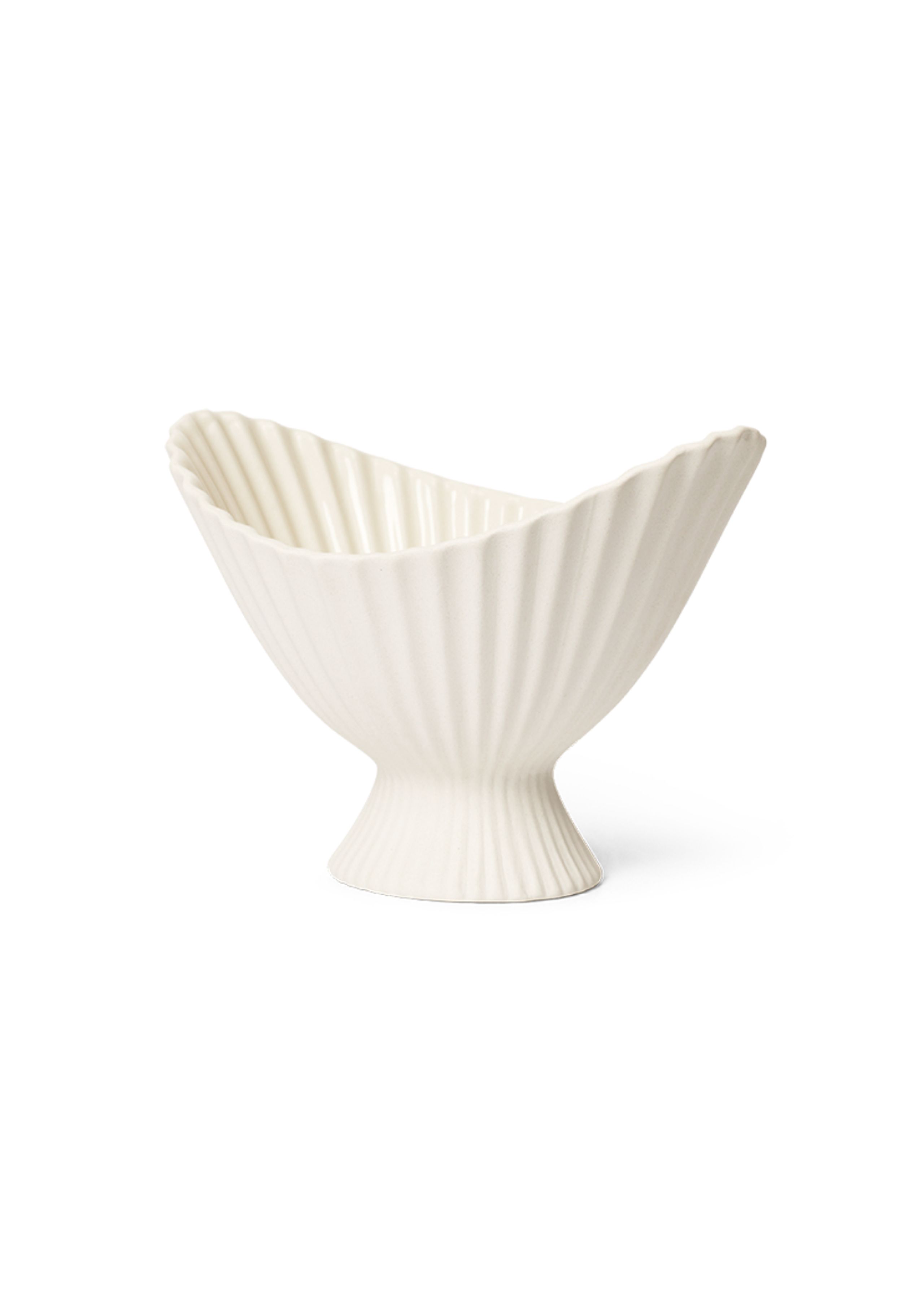 Ferm Living - Serveringsskål - Fountain Centrepiece - 19 - Off-white