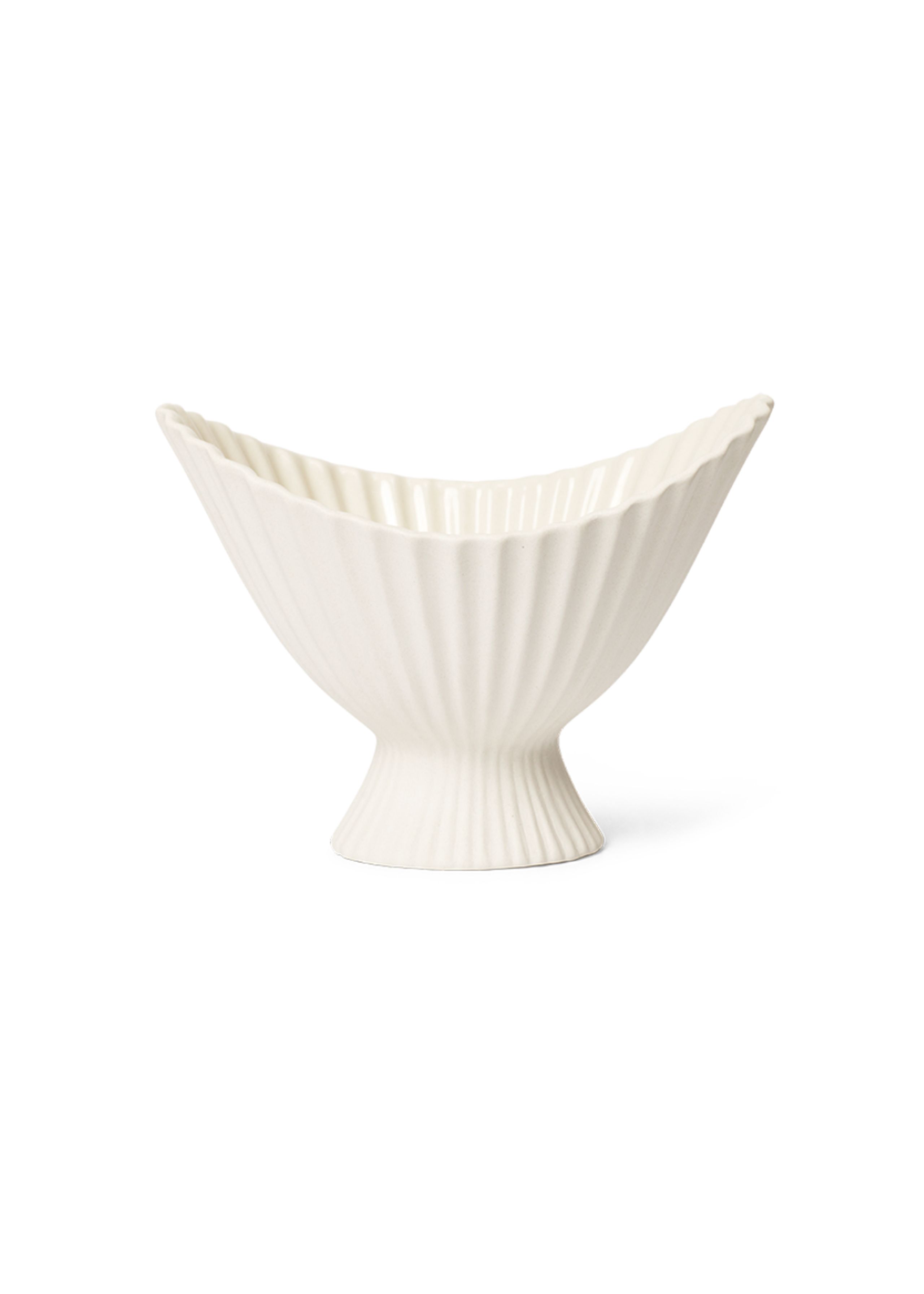 Ferm Living - Serveringsskål - Fountain Centrepiece - 19 - Off-white