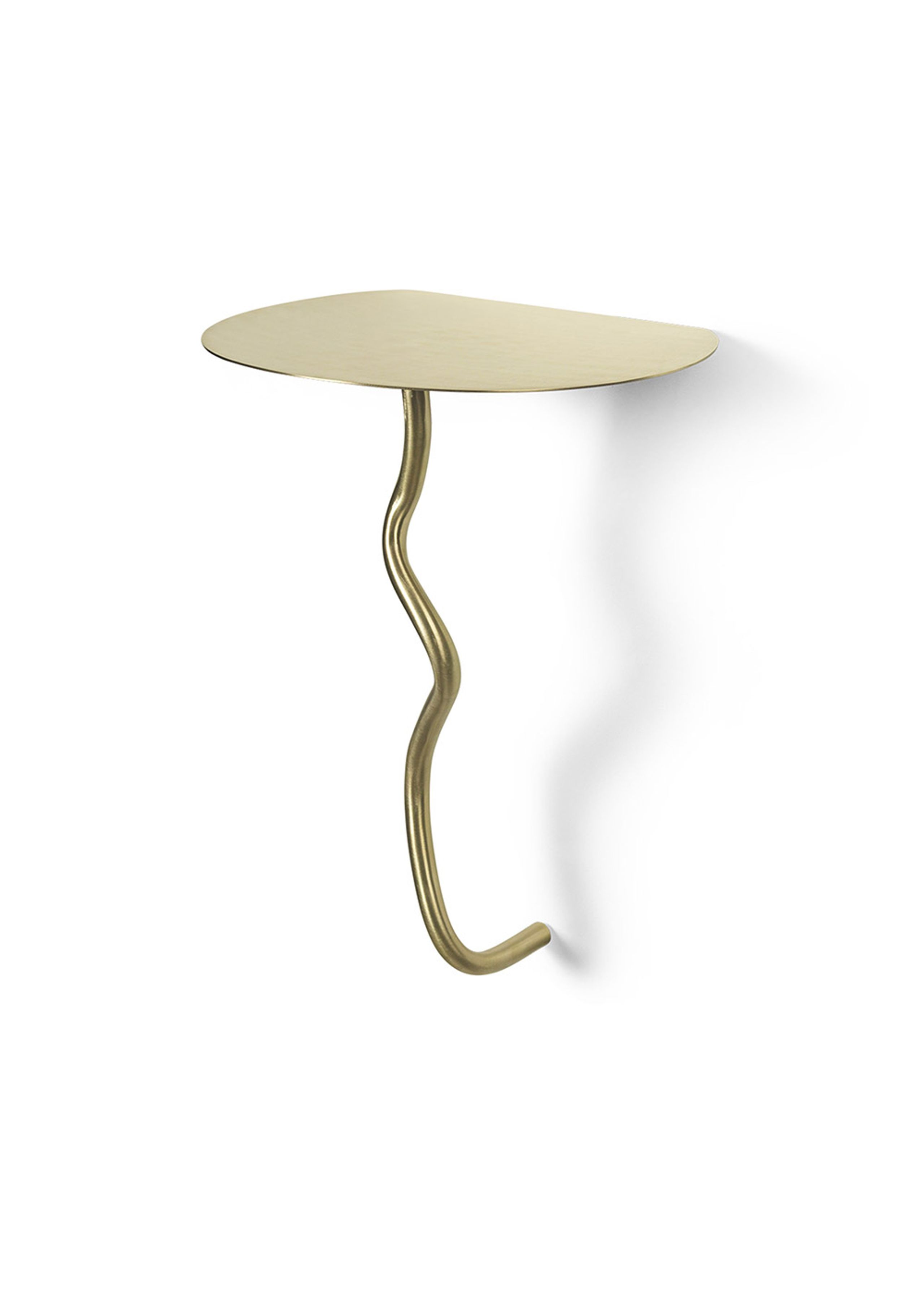 Ferm Living - Table d'appoint - Curvature Wall Table - Brass