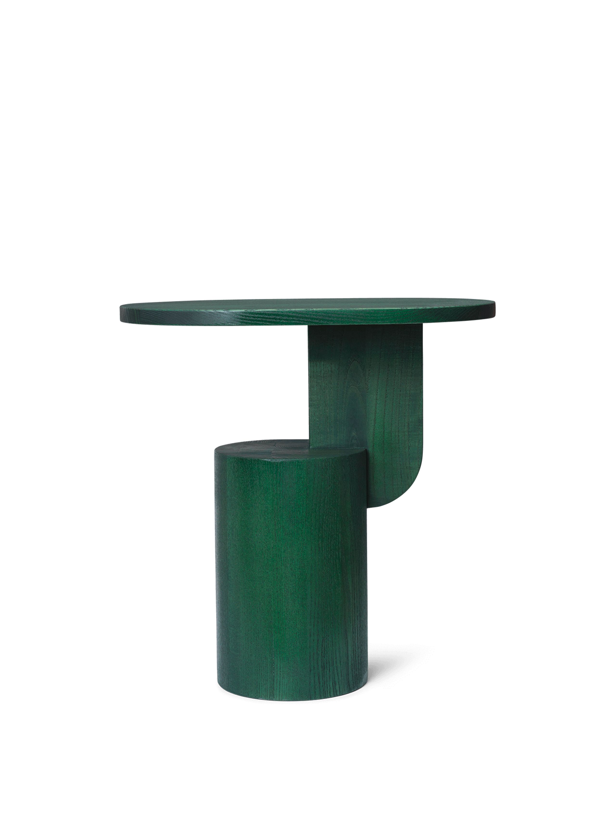 Ferm Living - Stolik boczny - Insert Side Table - Myrtle Green Stained