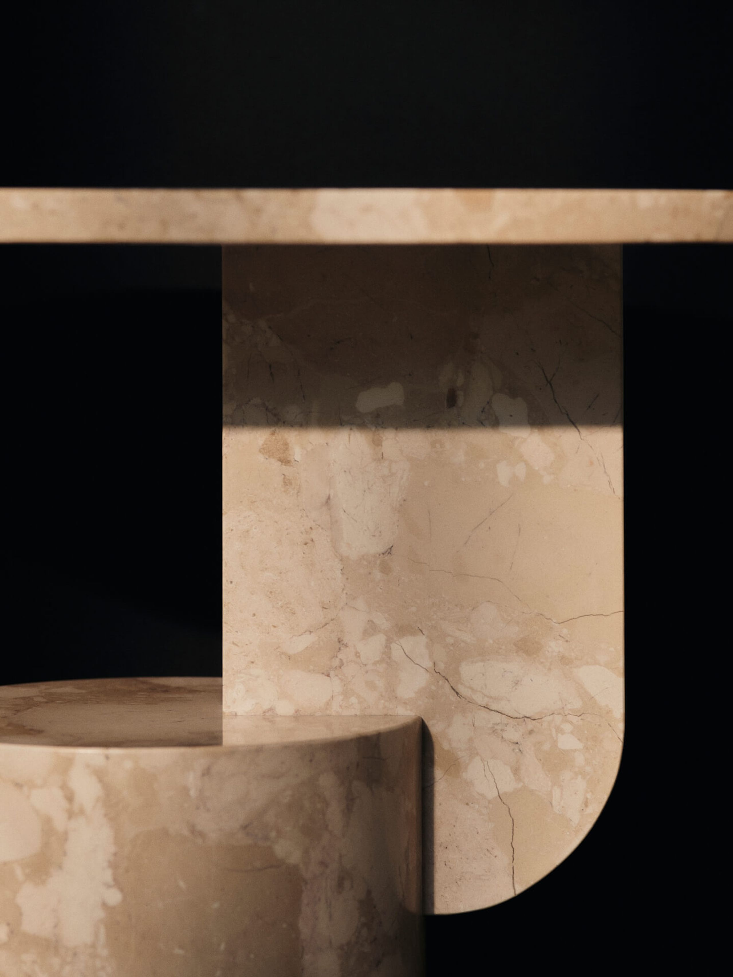 Ferm Living - Side table - Insert Side Table Stone - Sand