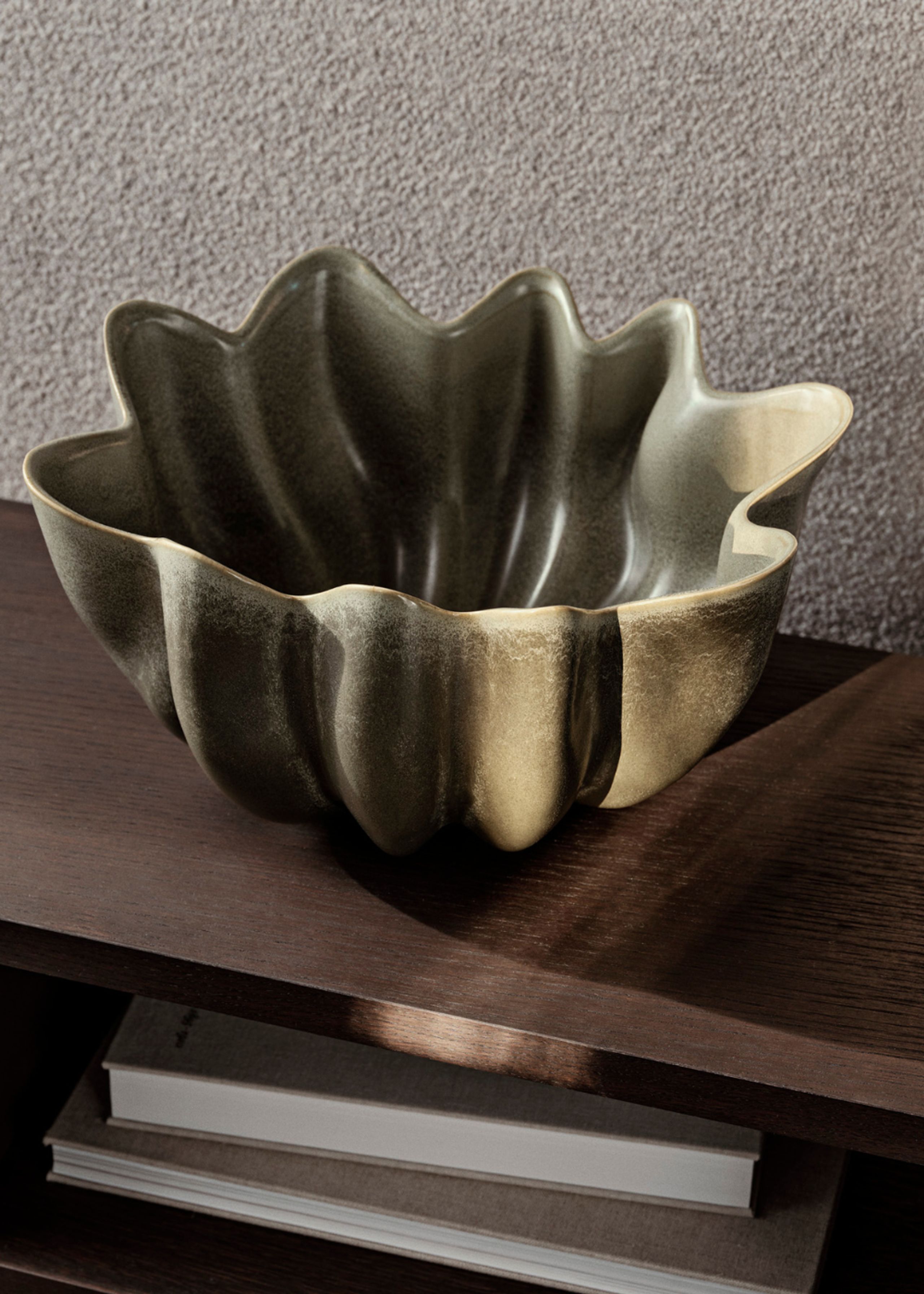 Ferm Living - Schüssel - Nium Bowl - Dark Sage - small