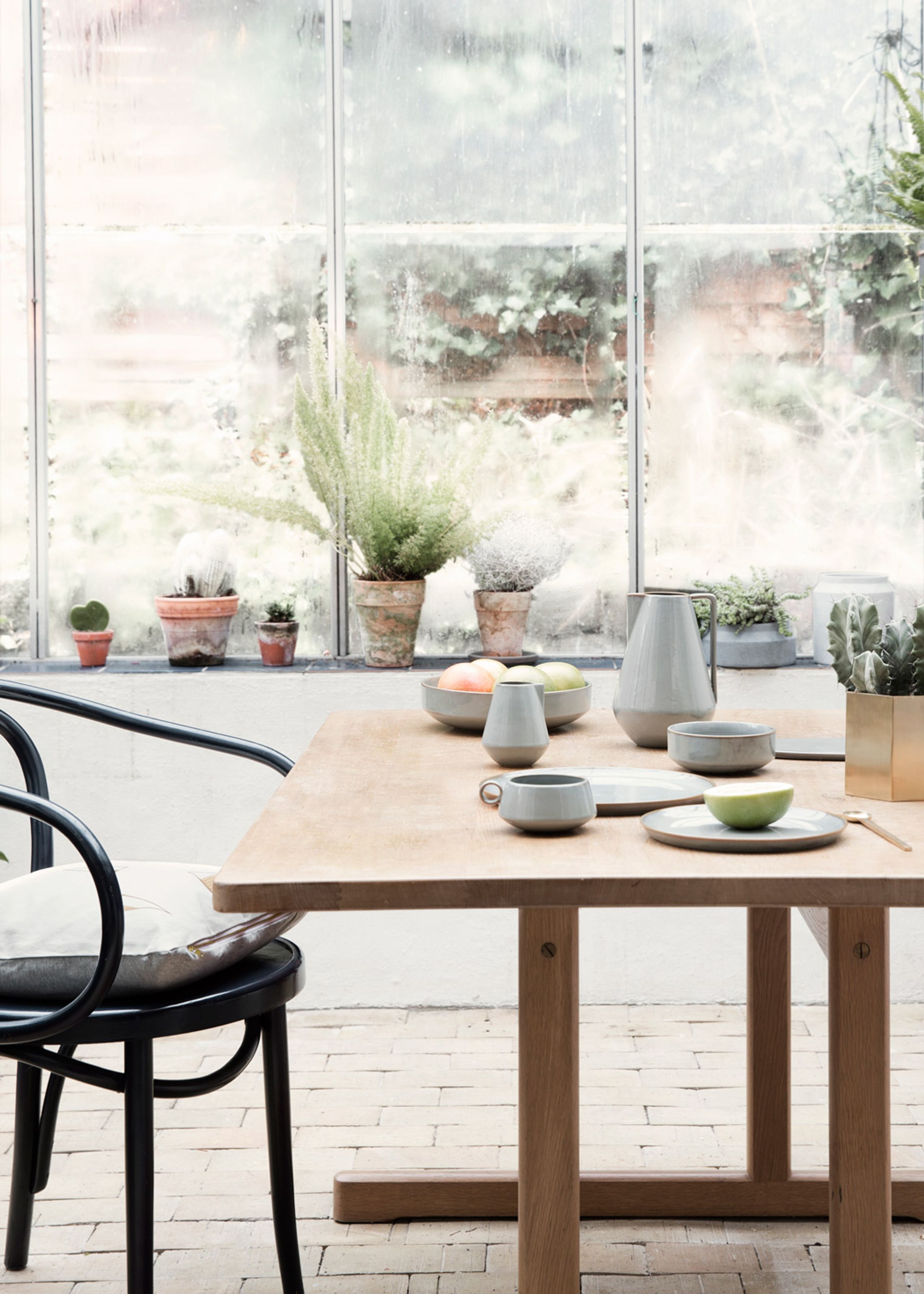 Ferm Living - Schüssel - Neu Bowl - Small - Grå Glasur