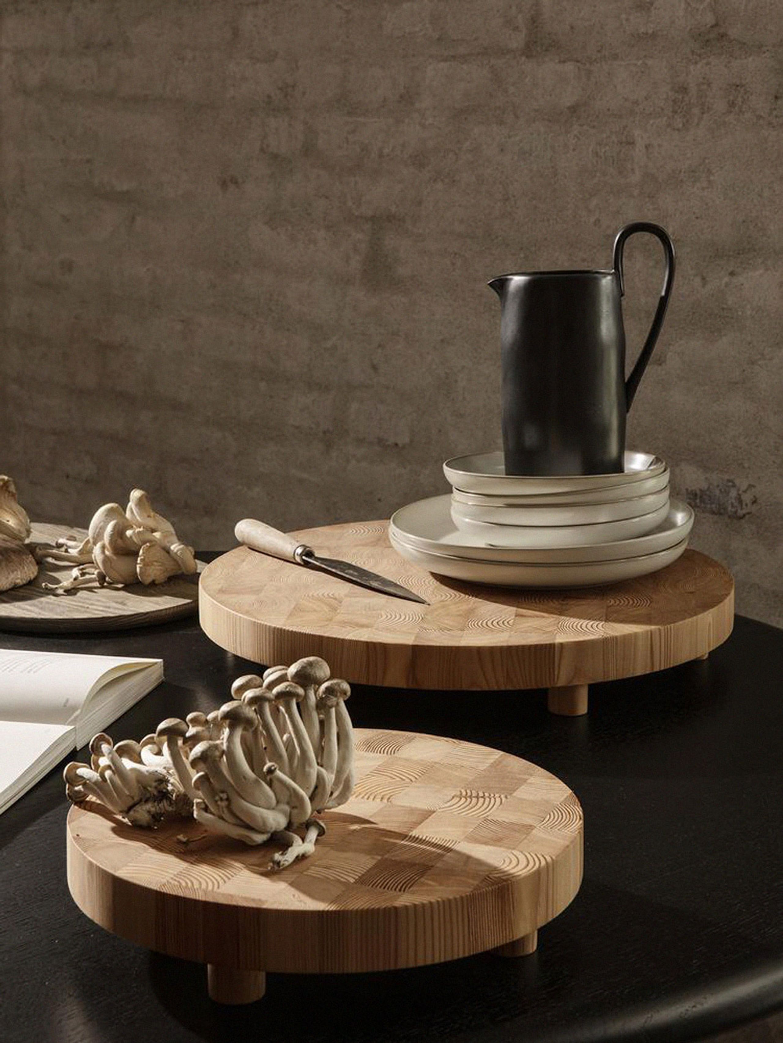 Ferm Living - Planche à découper - Chess Cutting Board - Large - Round