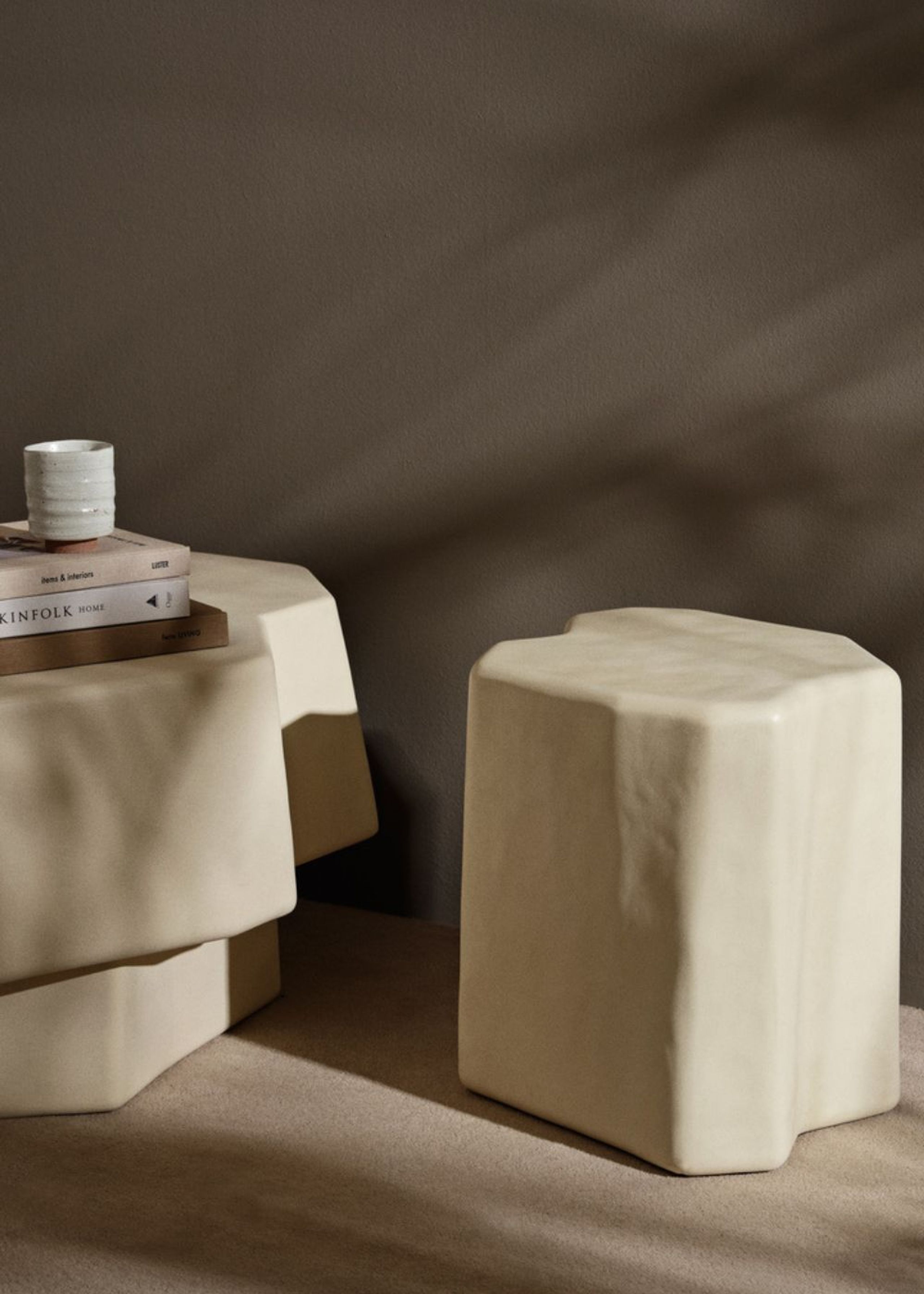Ferm Living - Stool - Staffa Stool - Offwhite
