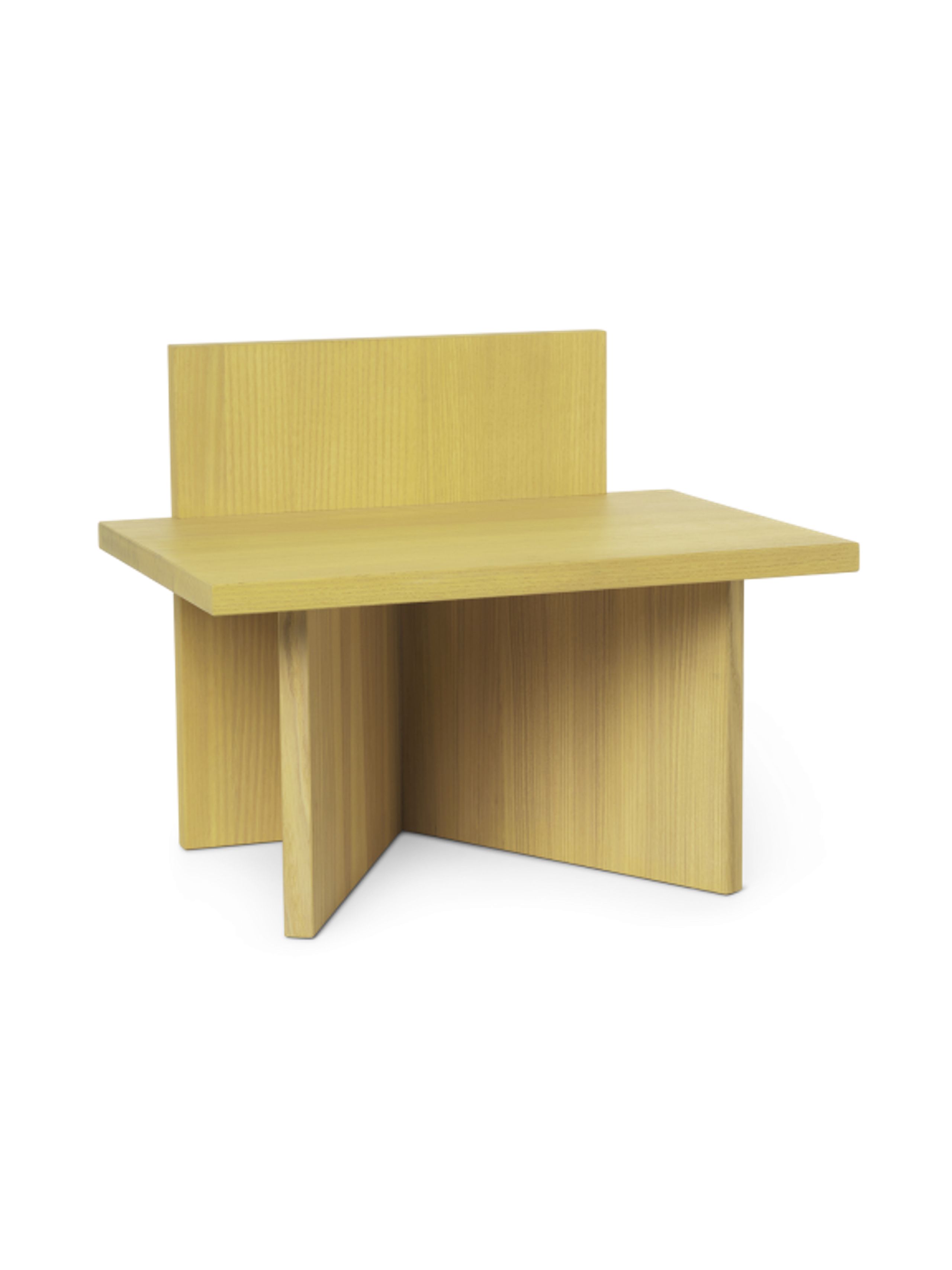 Ferm Living - Hocker - Oblique Stool - Yellow Stained Oak