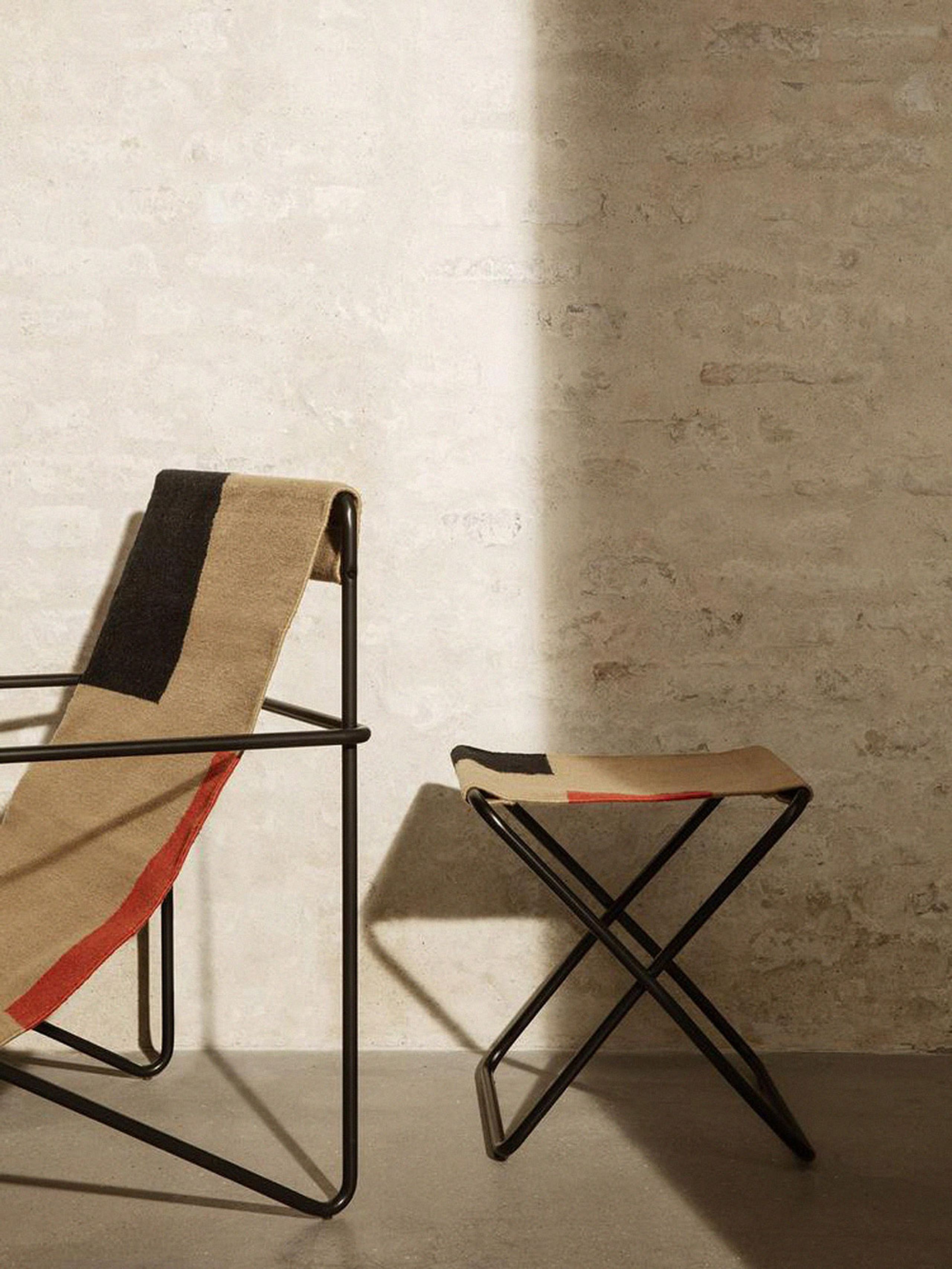 Ferm Living - Stool - Desert Stool - Block / Black