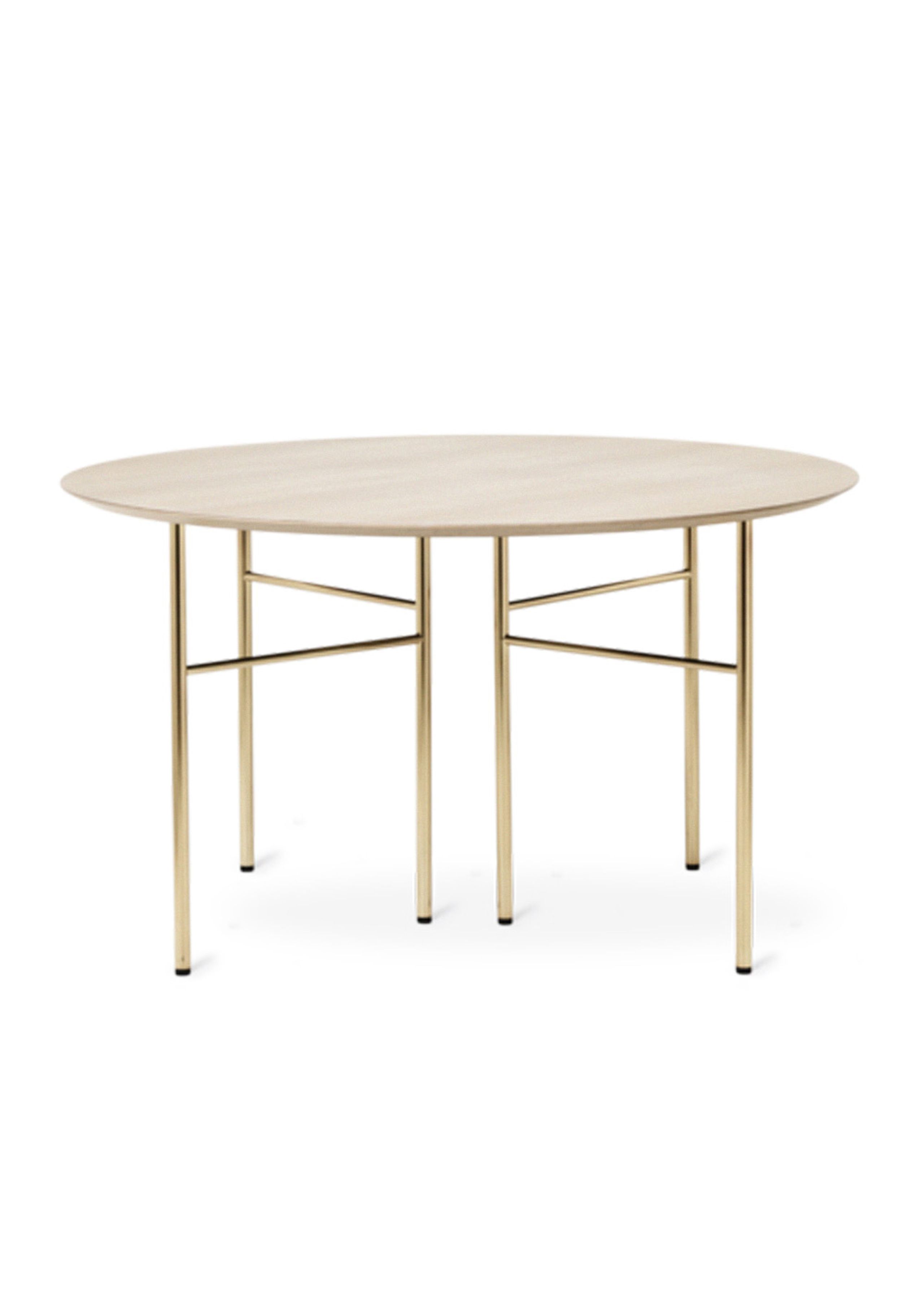 Ferm Living - Bureau - Mingle Table Top / Round - Natural Oak Veneer