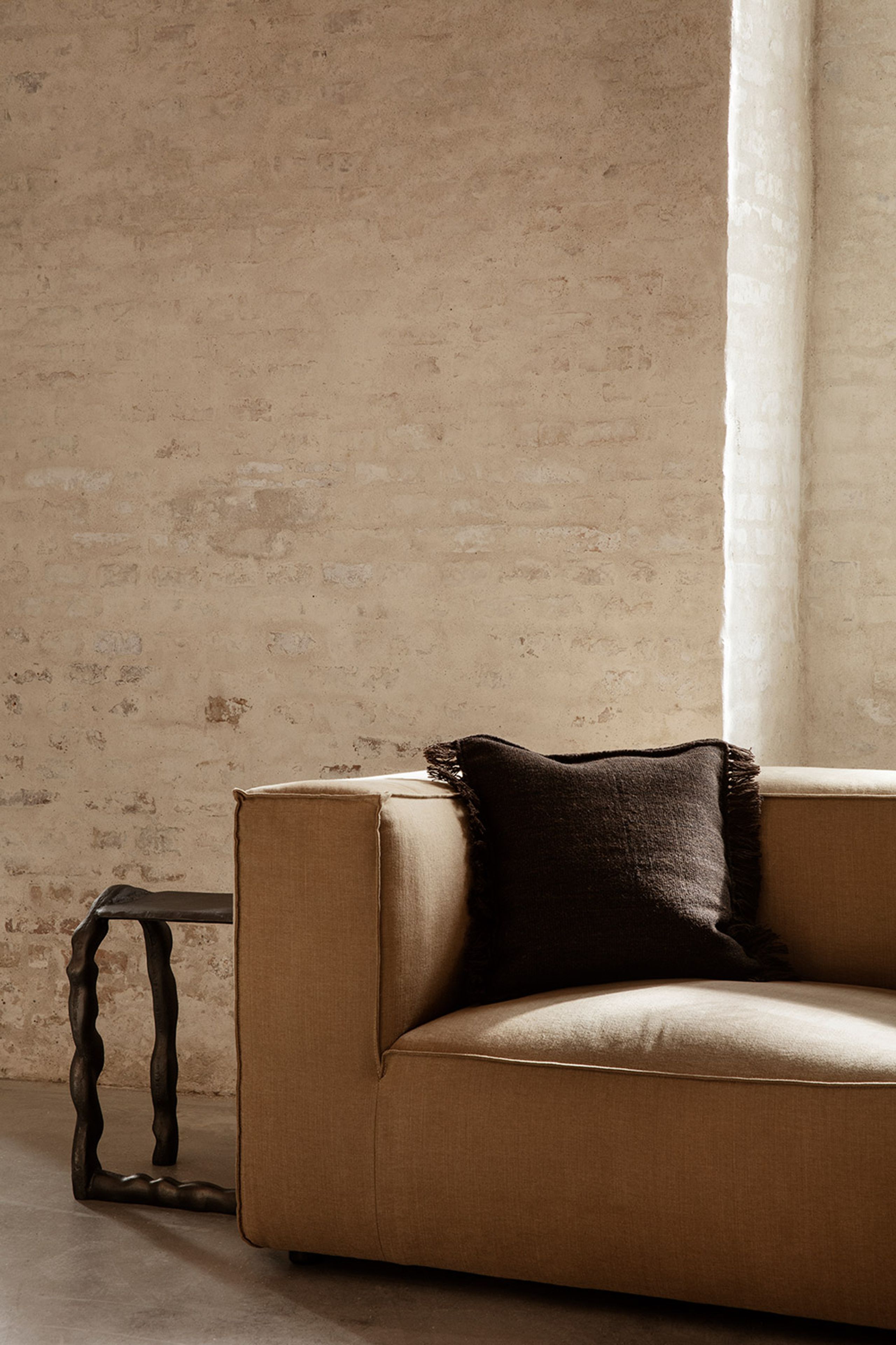 Ferm Living - Couch - Catena Sofa - Small - S401 / Cotton Linen - Natural