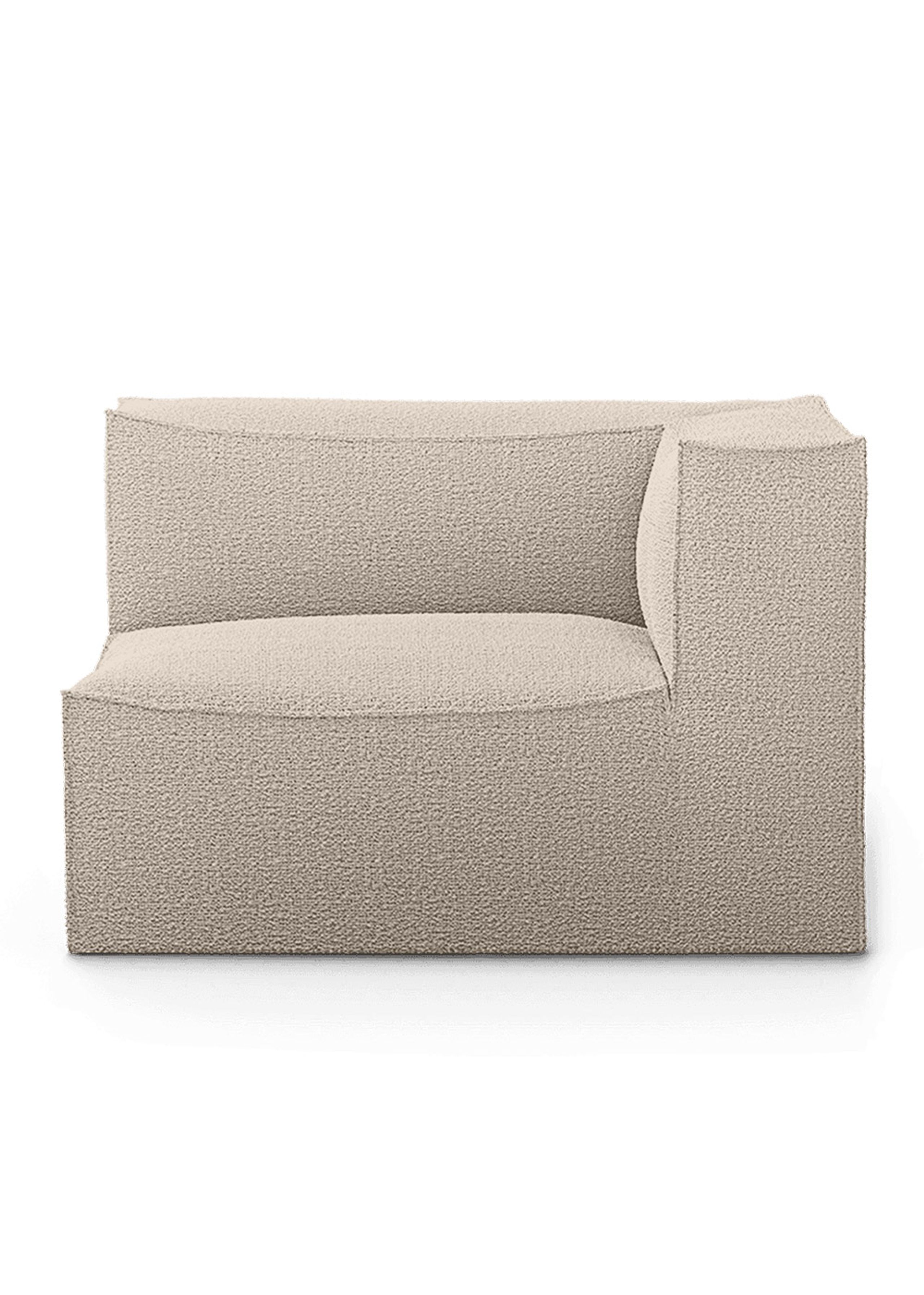 Ferm Living - Sofa - Catena Sofa - Small - S401 / Wool Bouclé - Natural