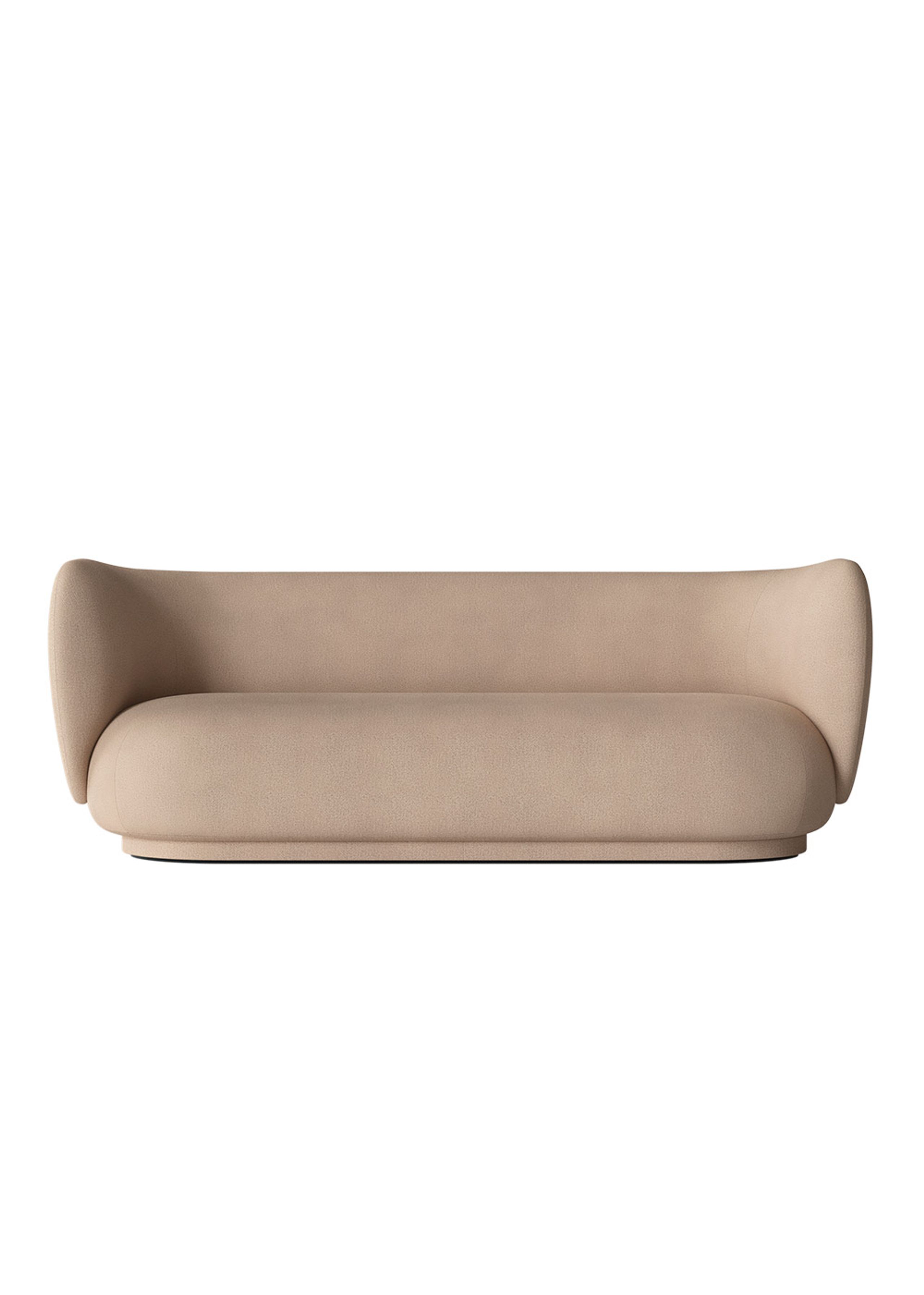Ferm Living - Sofa - Rico 3-pers Sofa - Brushed - Sand