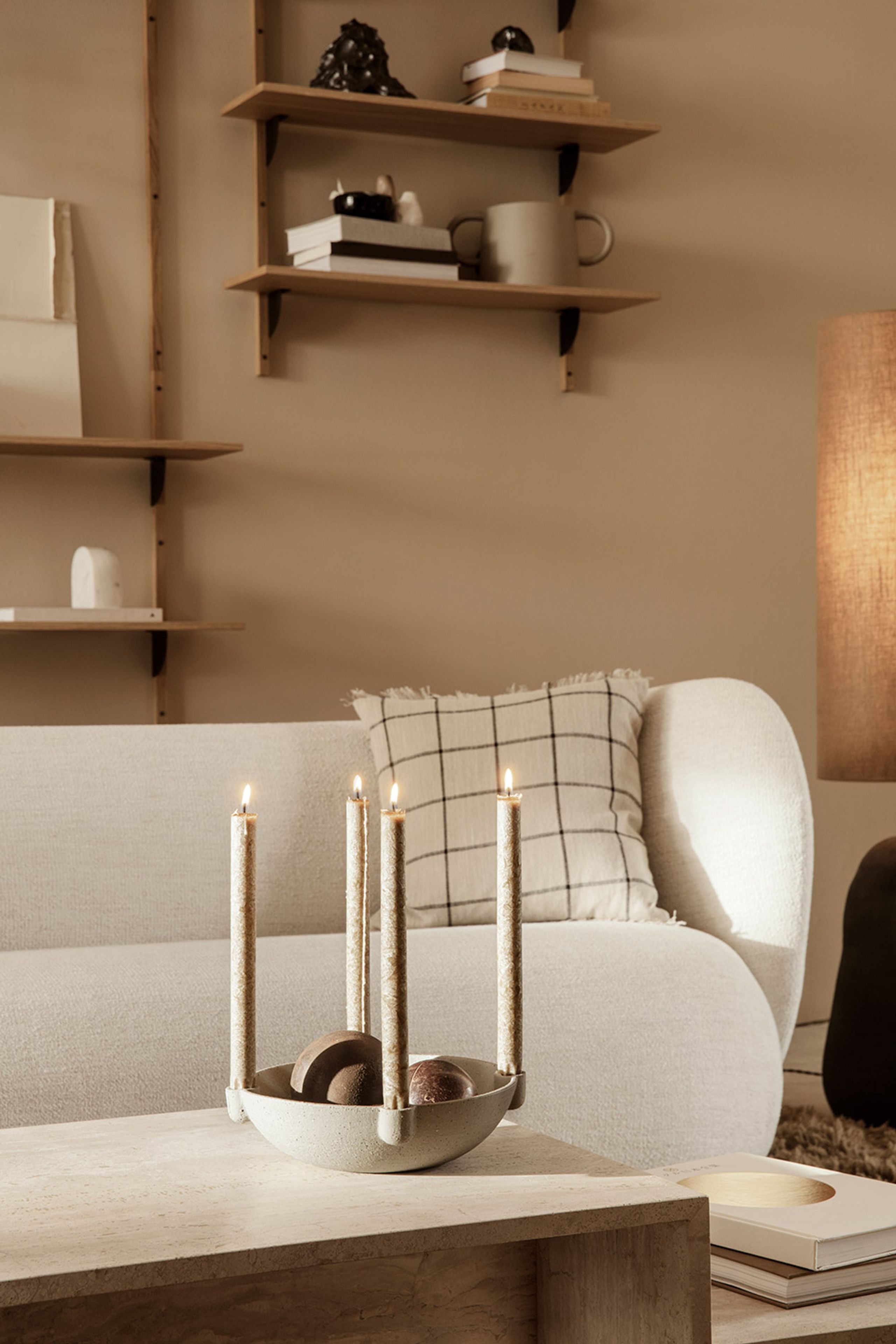 Ferm Living - Sofa - Rico 3-pers Sofa - Brushed - Sand