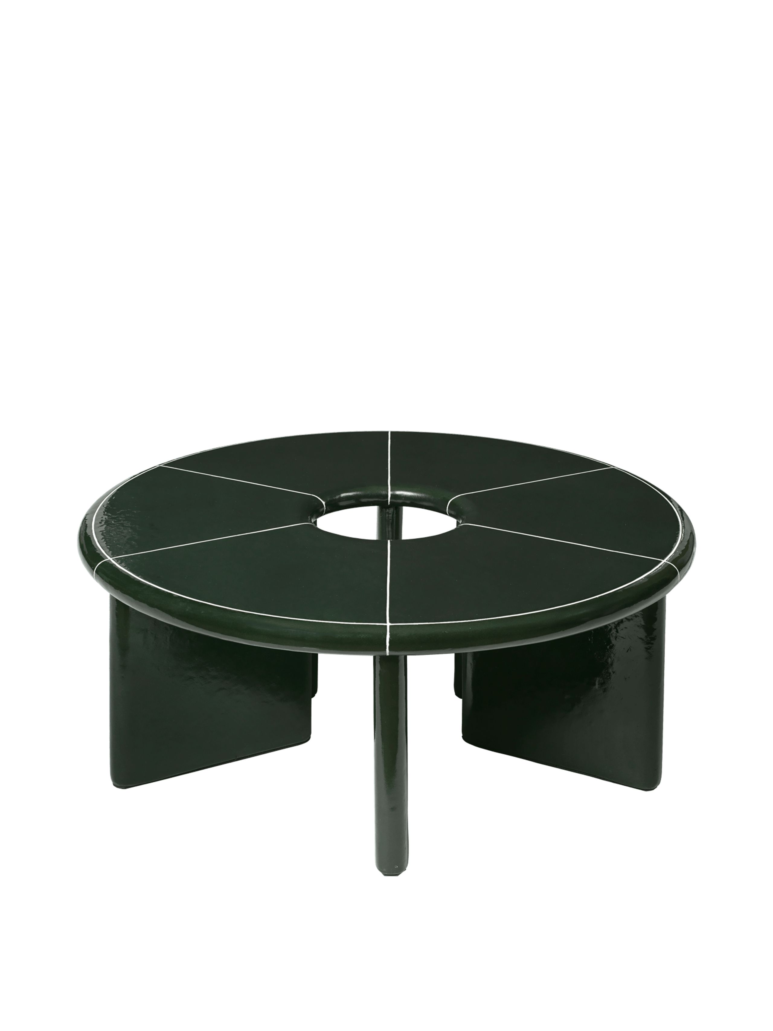 Ferm Living - Coffee Table - Deya Coffee Table - Dark Green