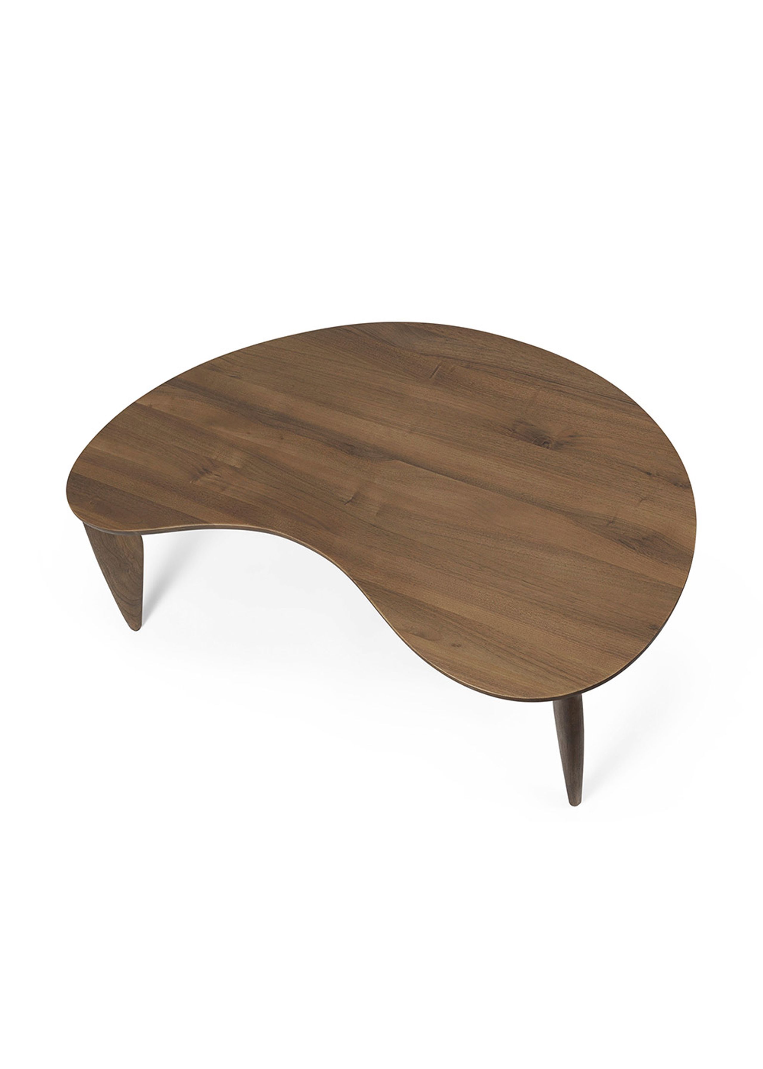 Ferm Living - Coffee table - Feve Coffee Table - Walnut
