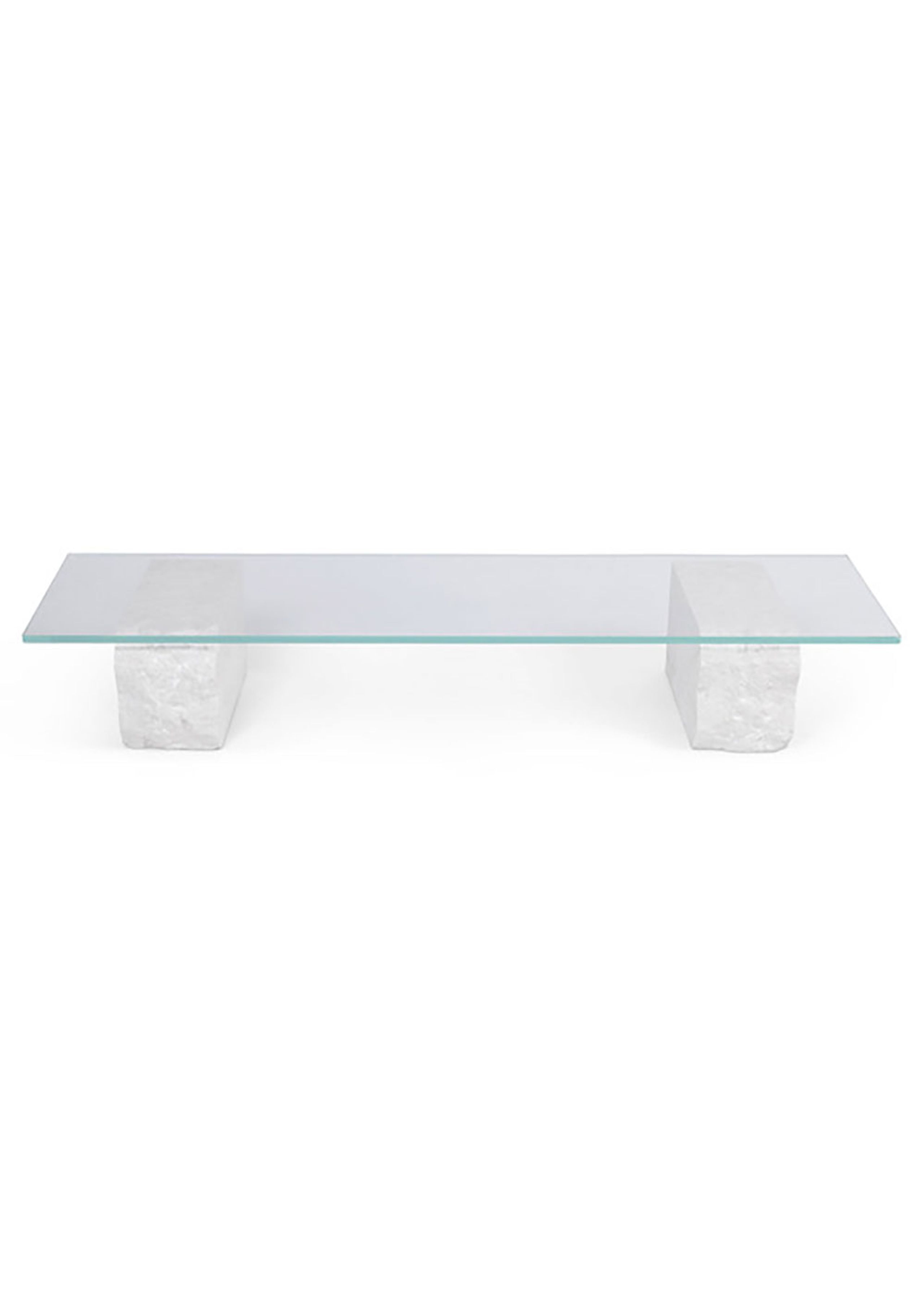 Ferm Living - Mesa de centro - Mineral Display Table - White / Bianco Curia