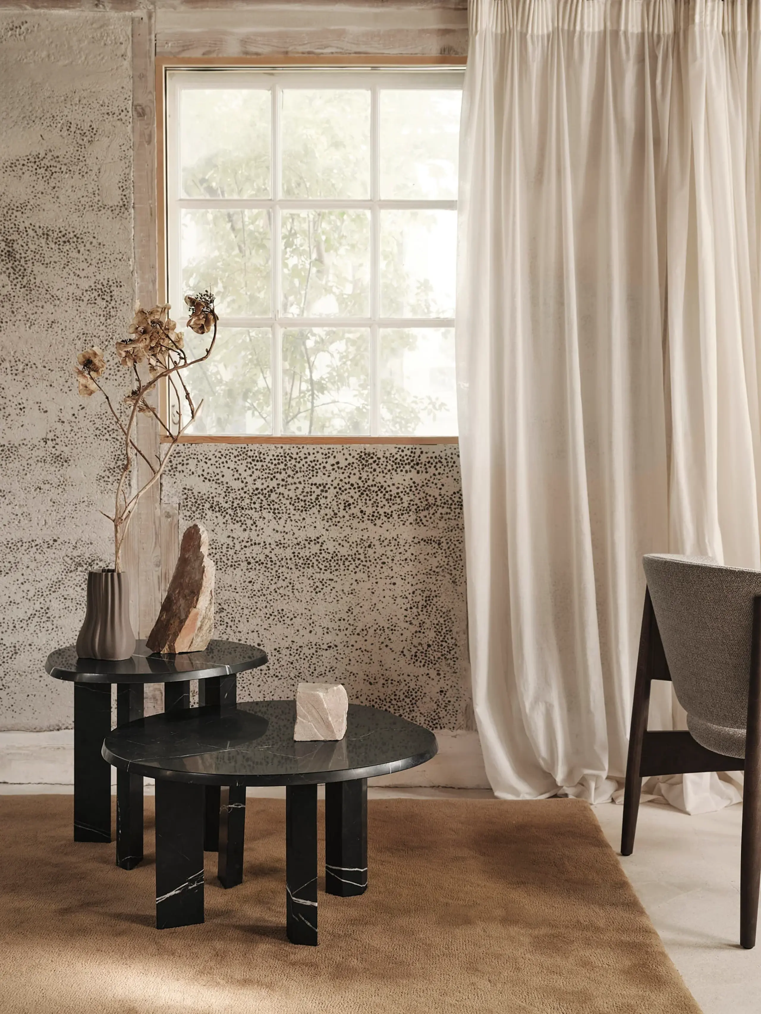 Ferm Living - Tavolino da caffè - Taula Coffee Table - Black