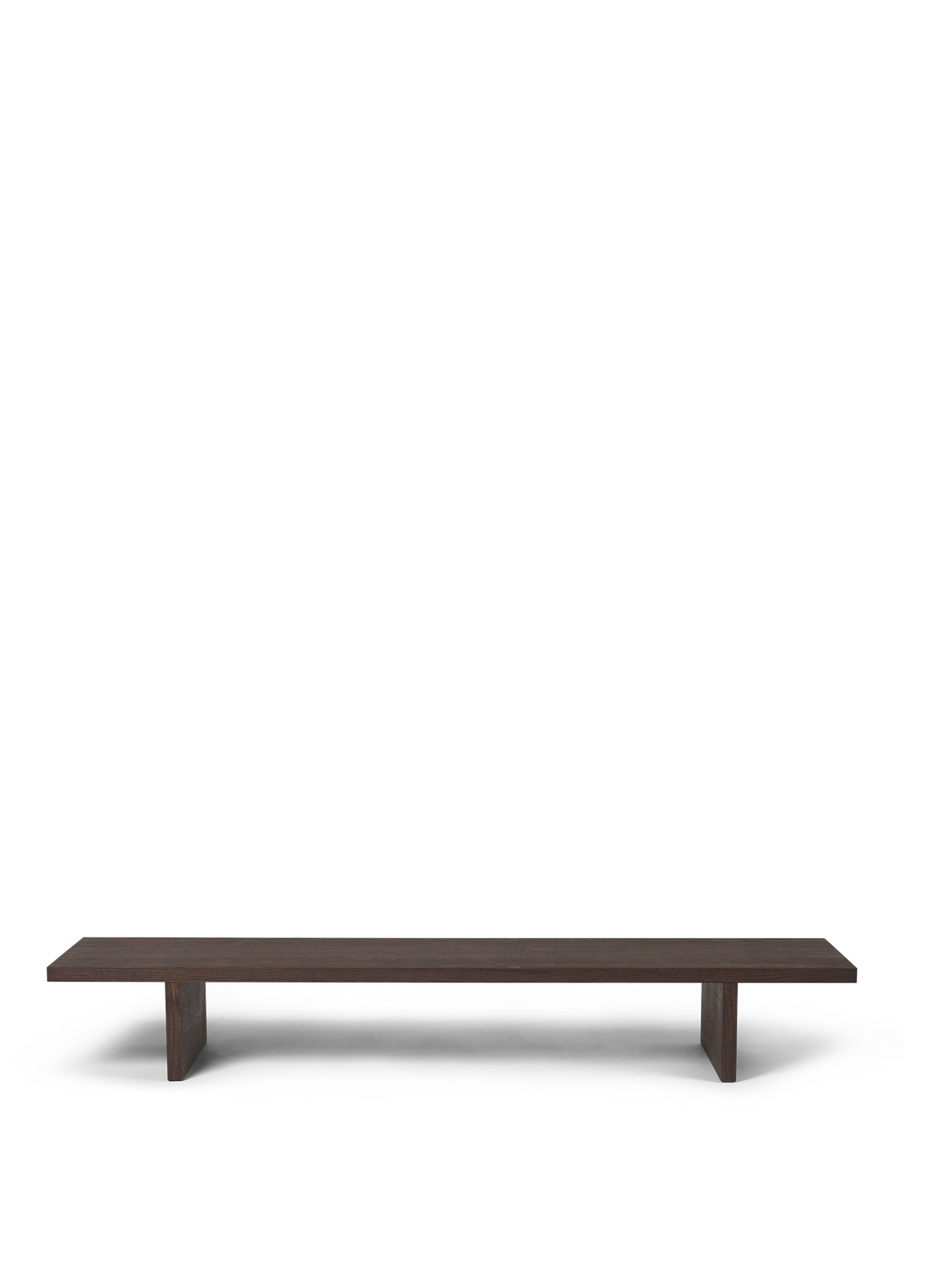 Ferm Living - Coffee Table - Kona Display Table - Dark Stained