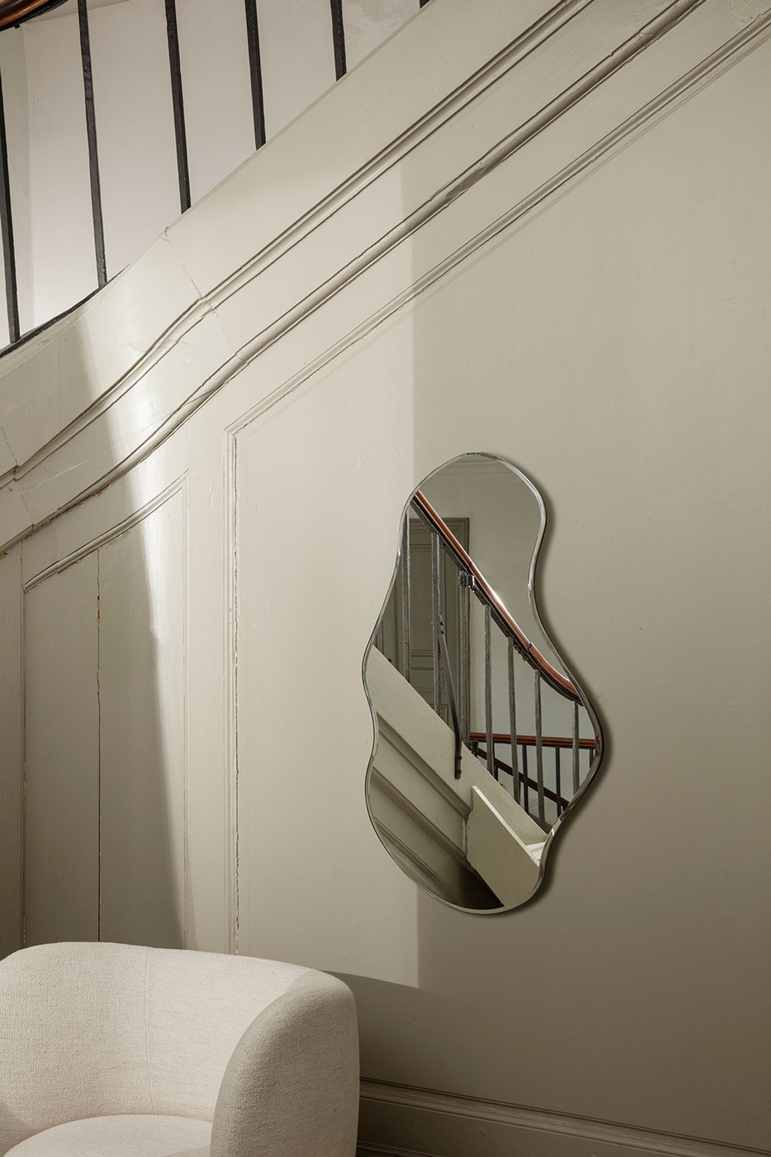 Ferm Living - Mirror - Pond Mirror Dark - X-Large