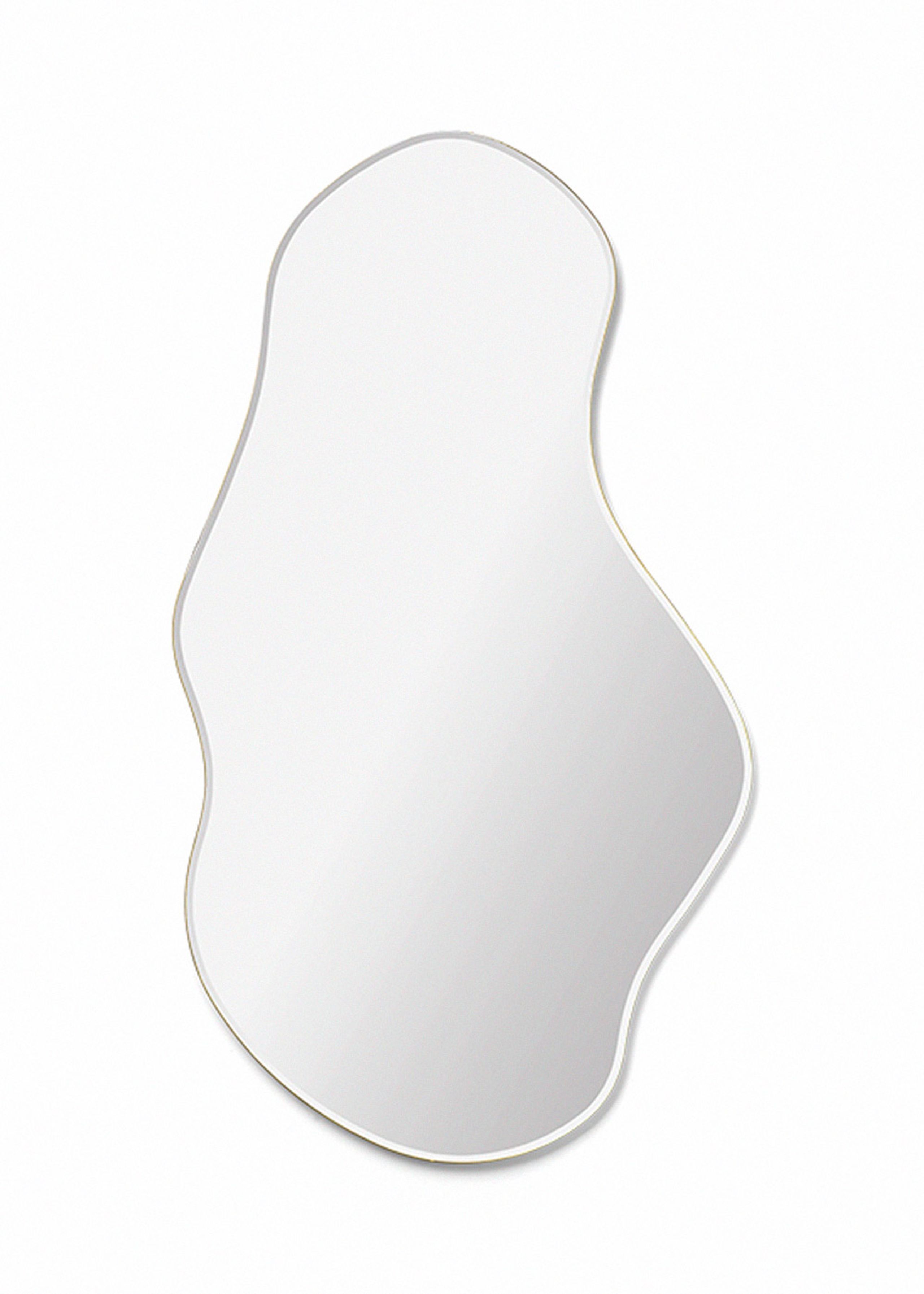 Ferm Living - Espelho - Pond Mirror - Brass edge - Large
