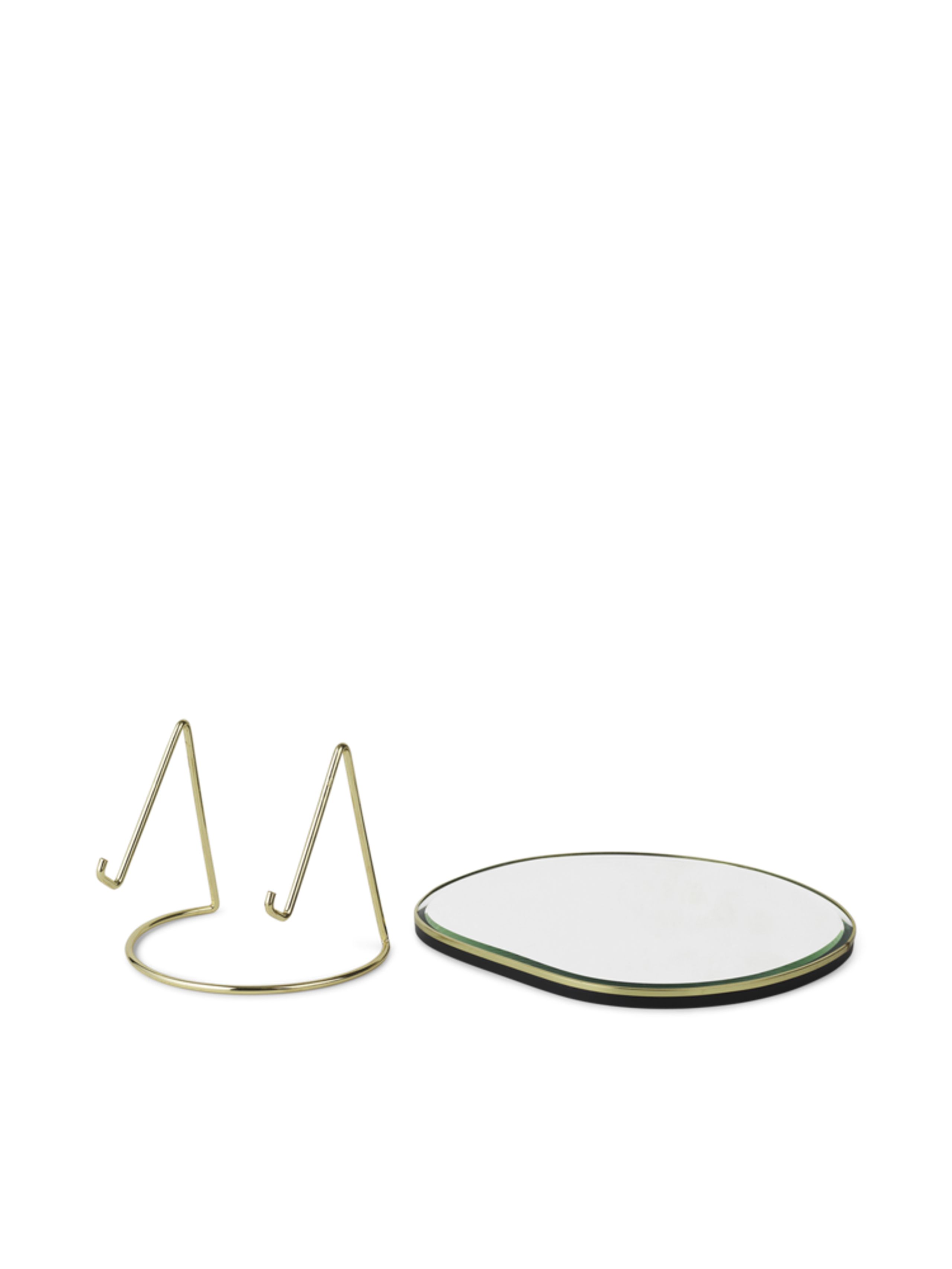 Ferm Living - Mirror - Pond Table Mirror - Brass