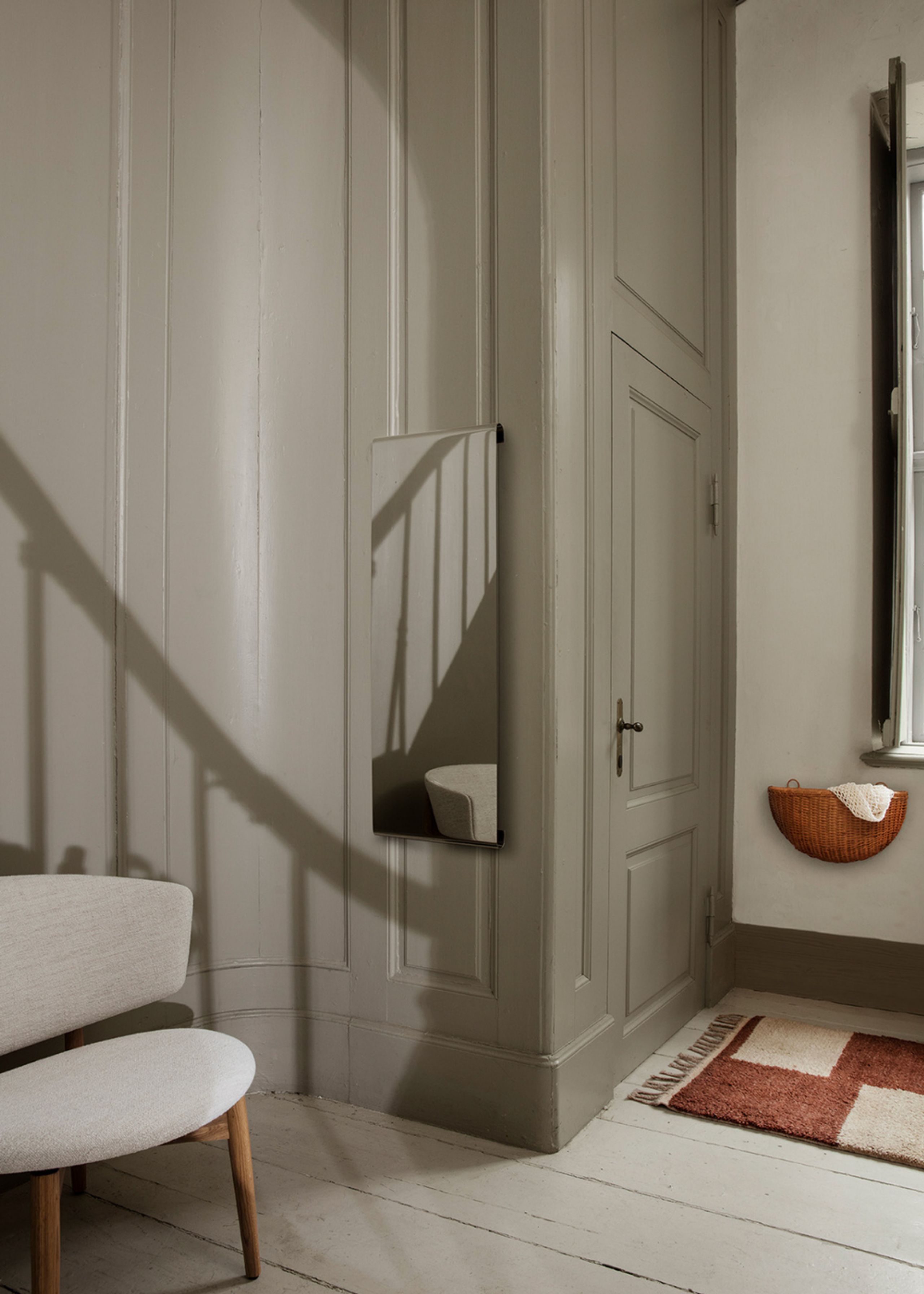 Ferm Living - Mirror - Tangent Mirror - Silver / Large