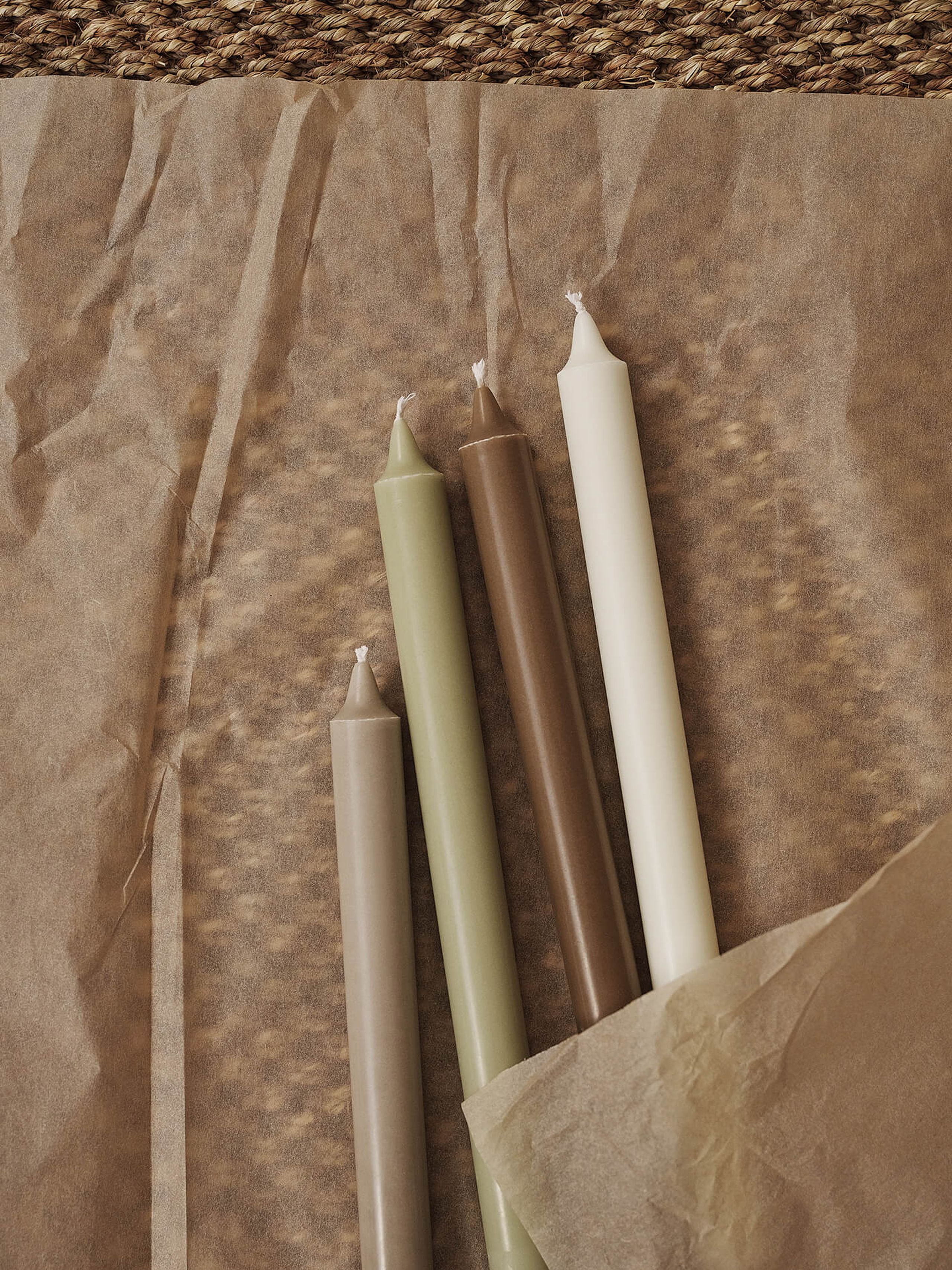 Ferm Living - Kaarsen - Pure Candles - Set of 4 - Botanic Blend