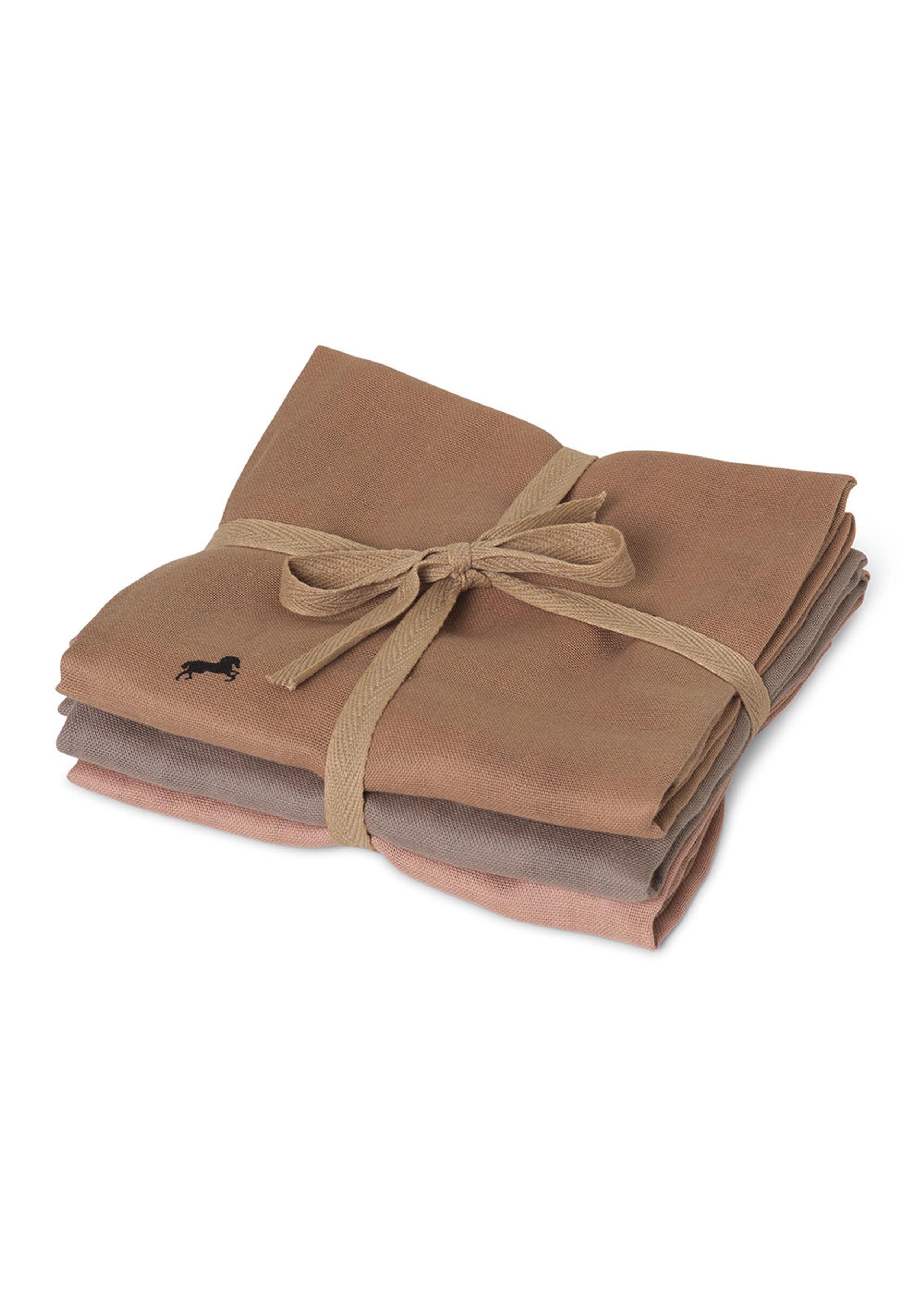Ferm Living - Feuille de poussière - Muslin Squares - Set of 3 - Horse