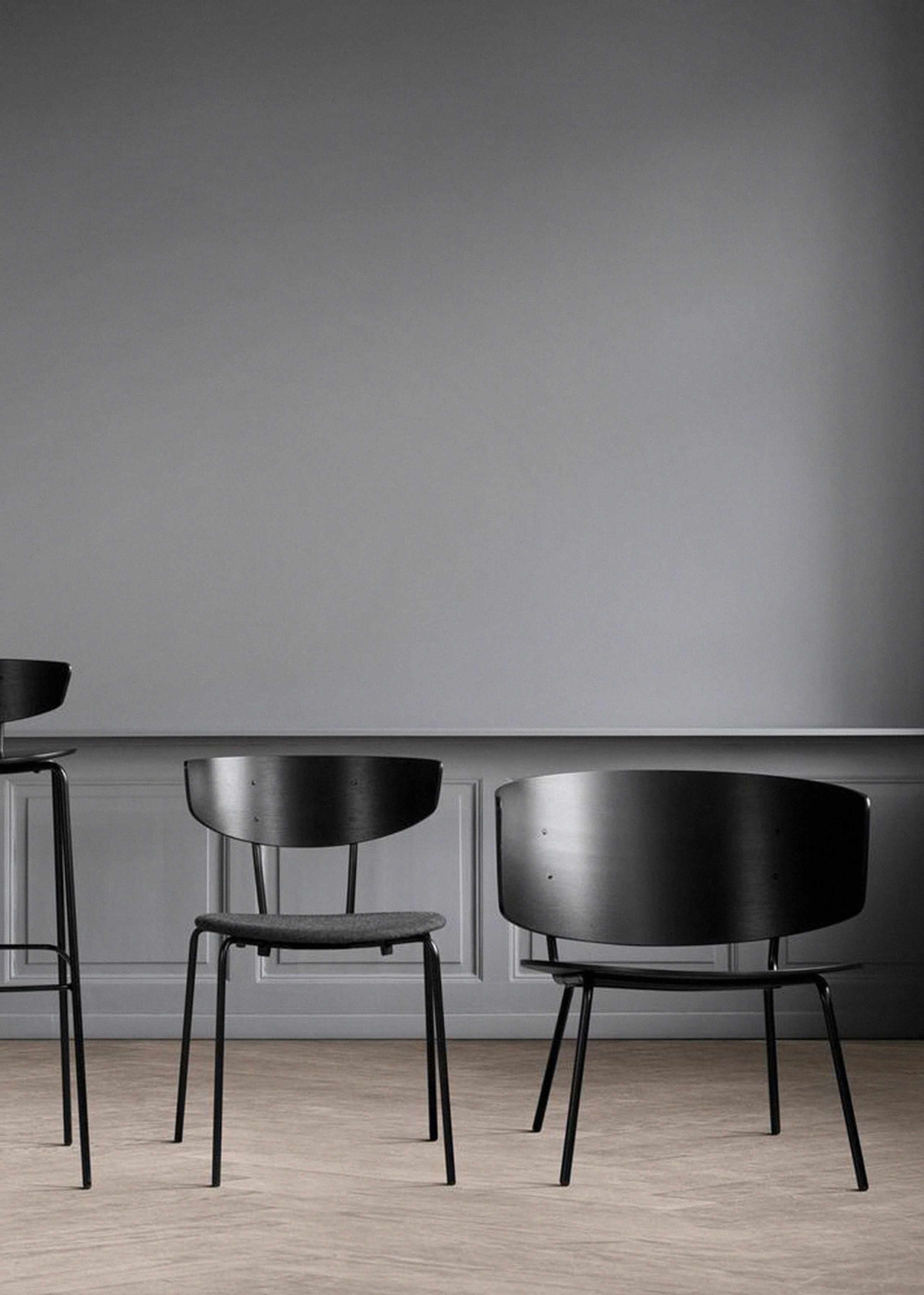 Ferm Living - Chair - Herman Lounge Chair - Black Ash