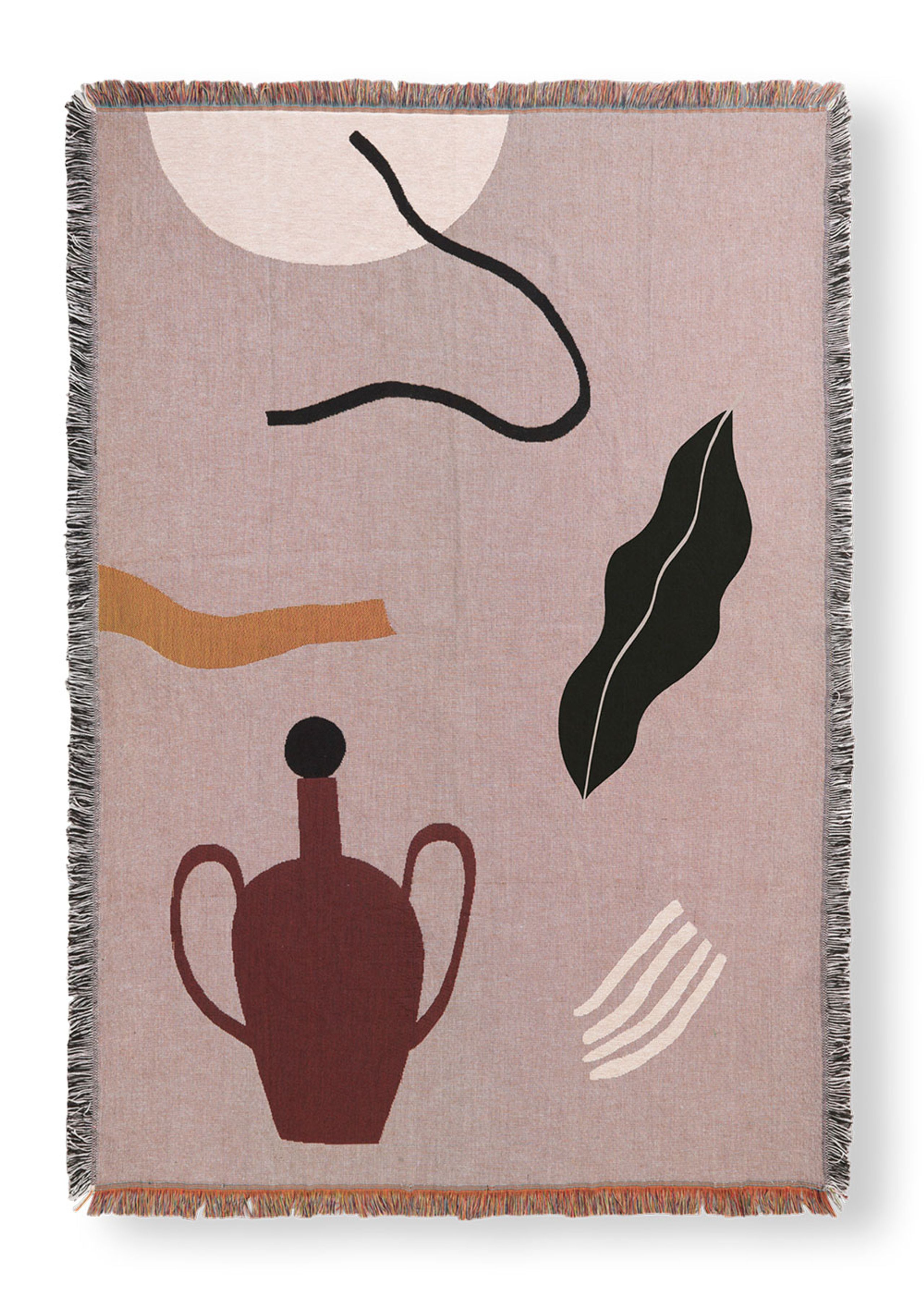 Ferm Living - Koc - Mirage Blanket - Grey