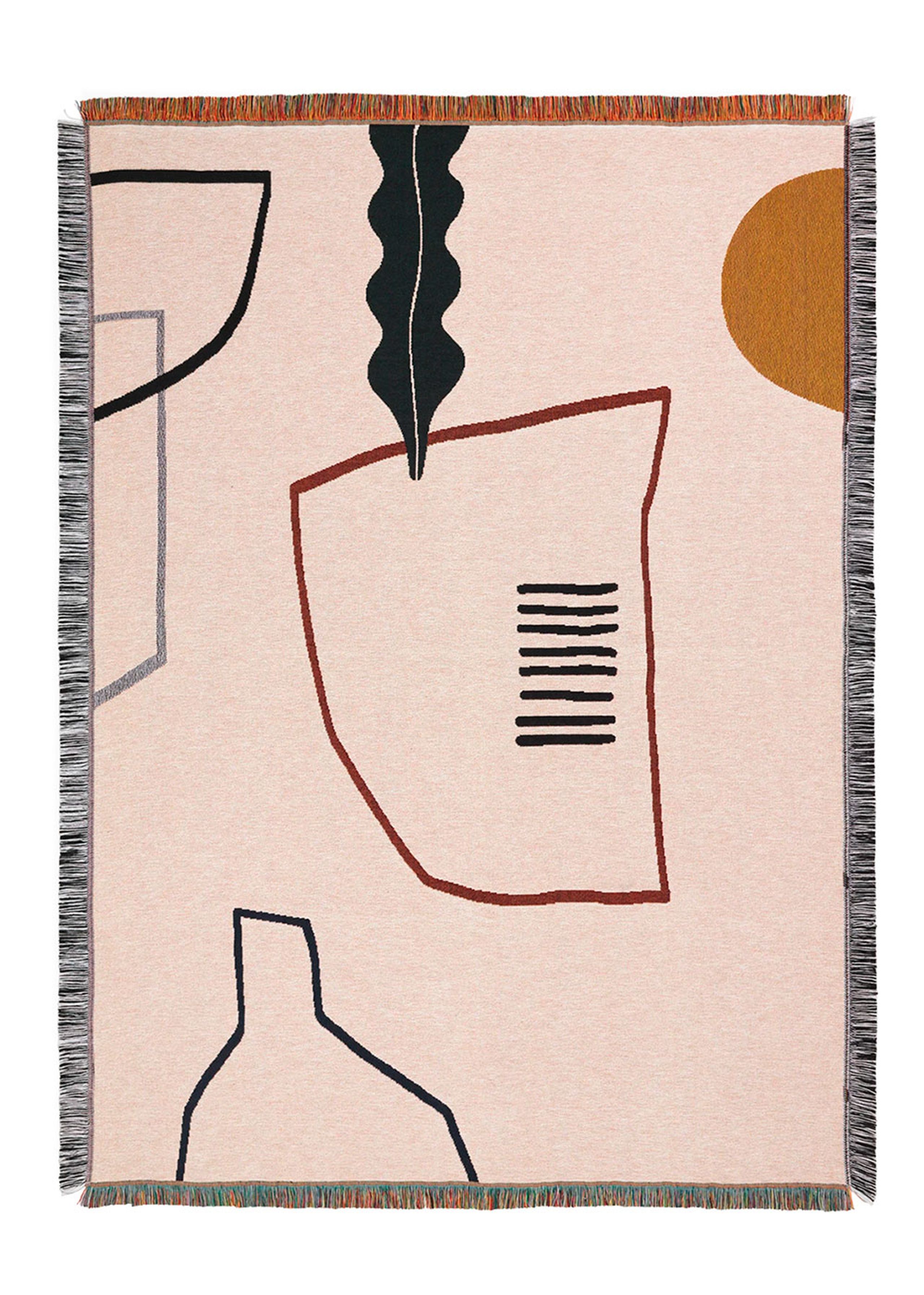 Ferm Living - Blanket - Mirage Blanket - Off-White