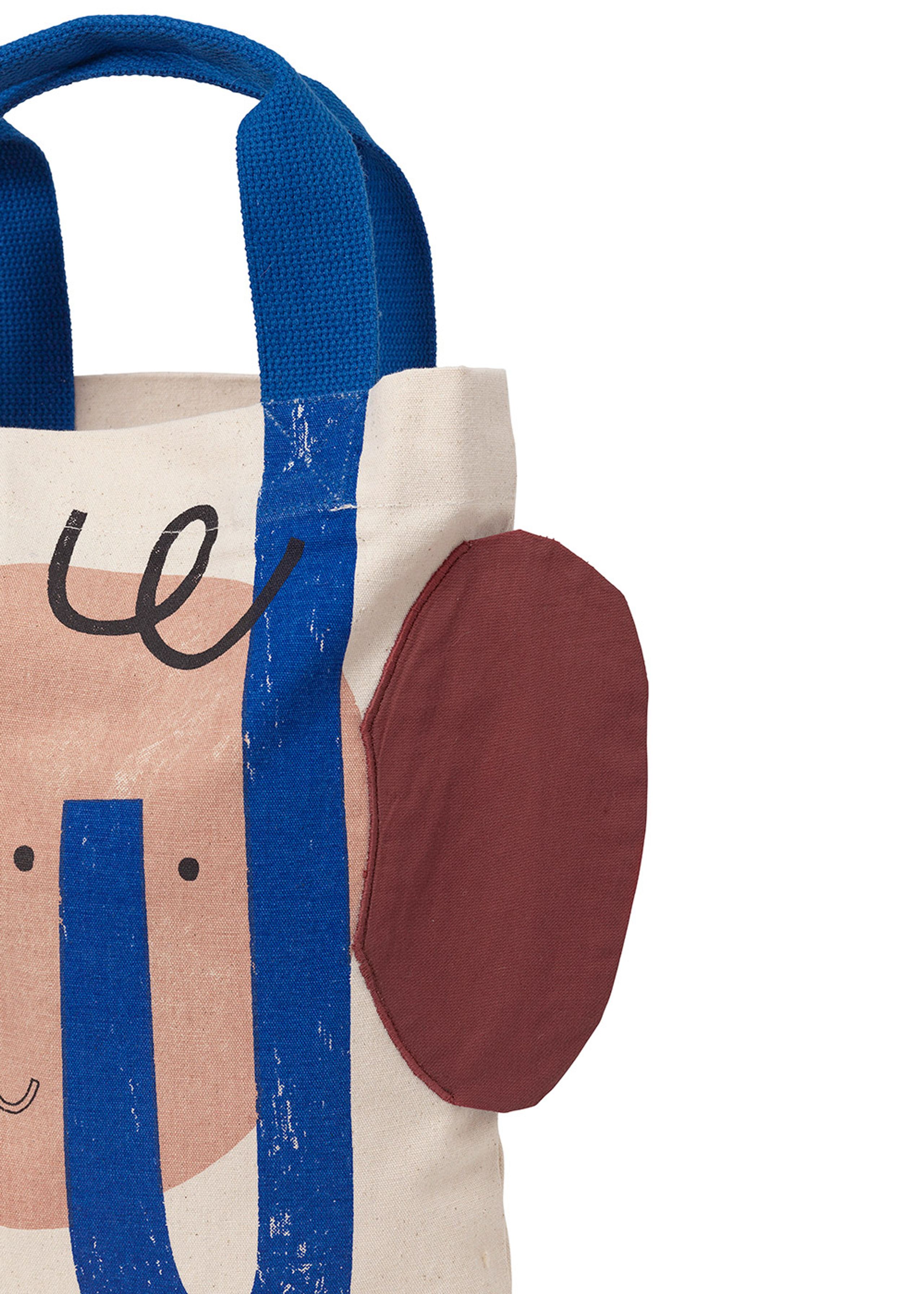 Ferm Living - Torba - Elephant Totebag - Offwhite