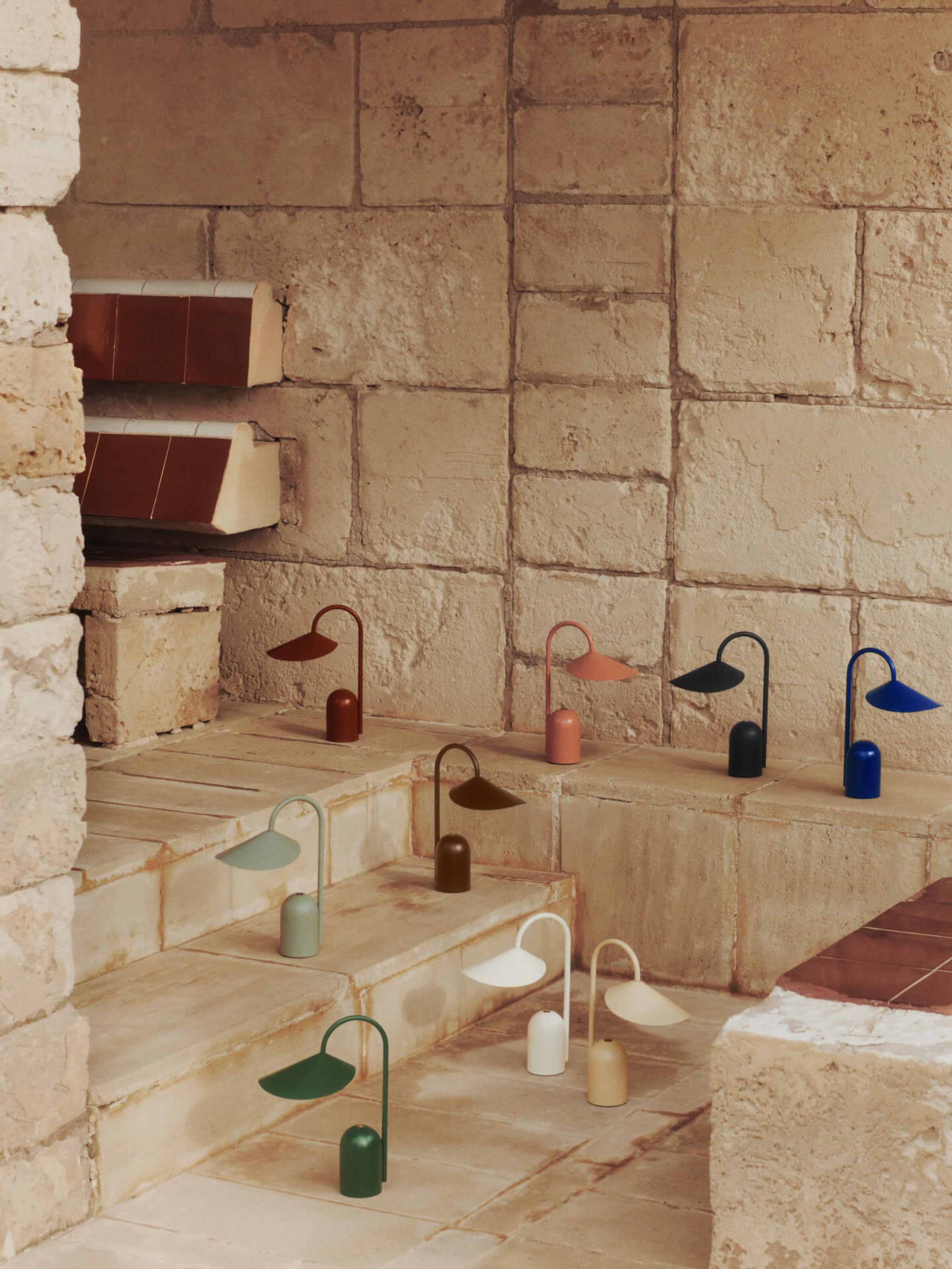 Ferm Living - Portable lamp - Arum Portable Lamp - Tea Green