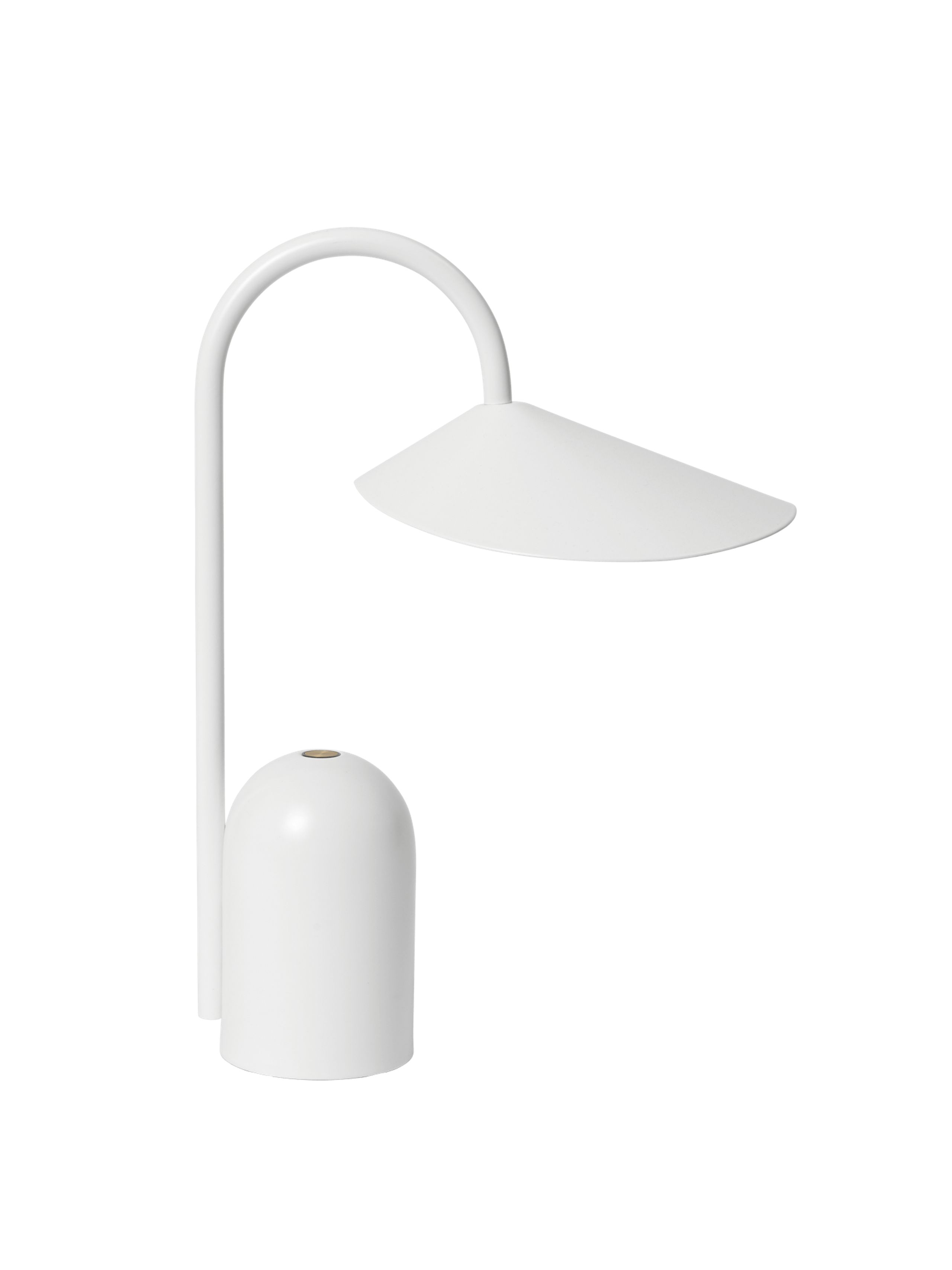 Ferm Living - Tragbare Lampe - Arum Portable Lamp - White