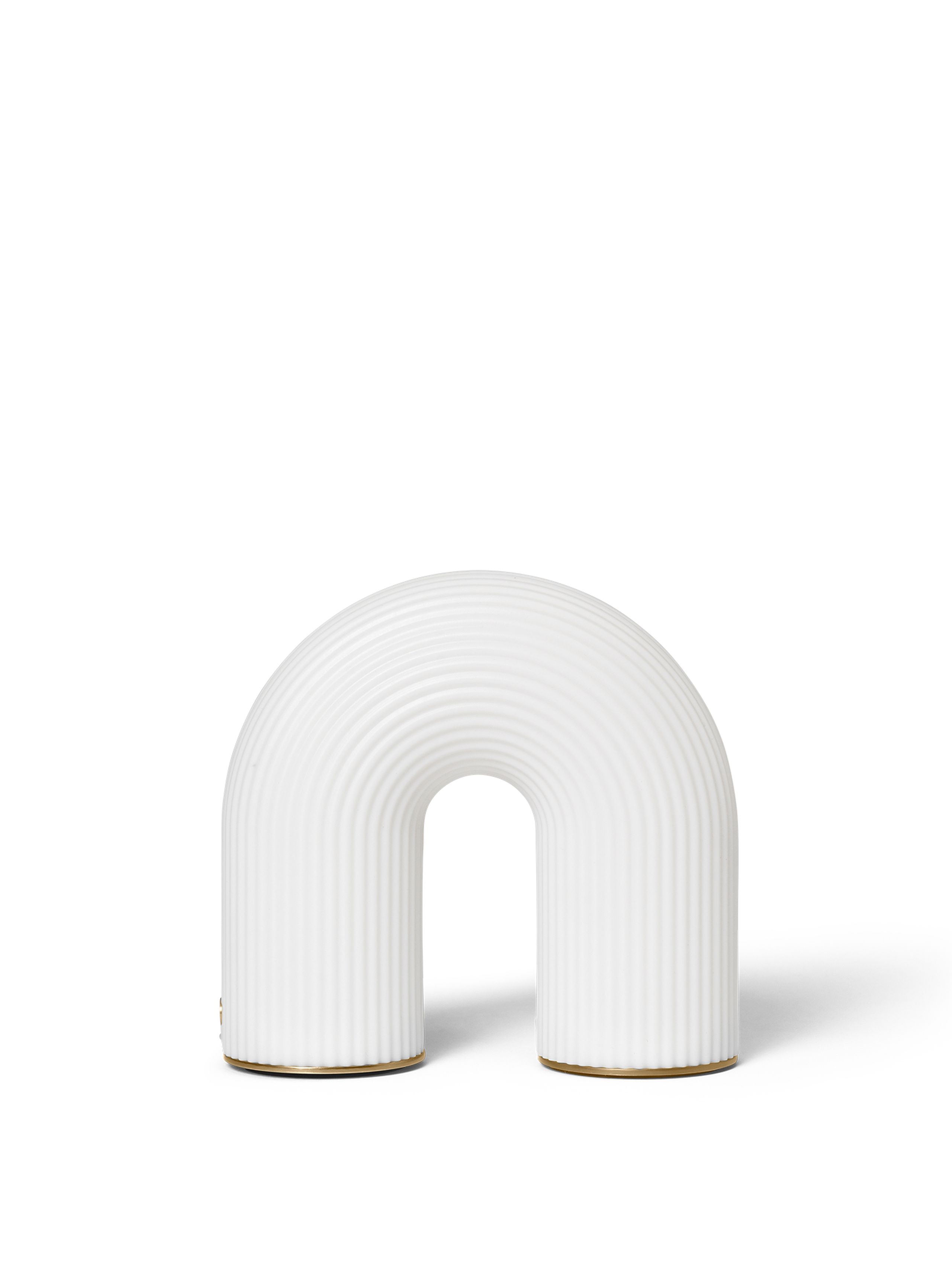 Ferm Living - Portable lamp - Vuelta Portable Lamp - White