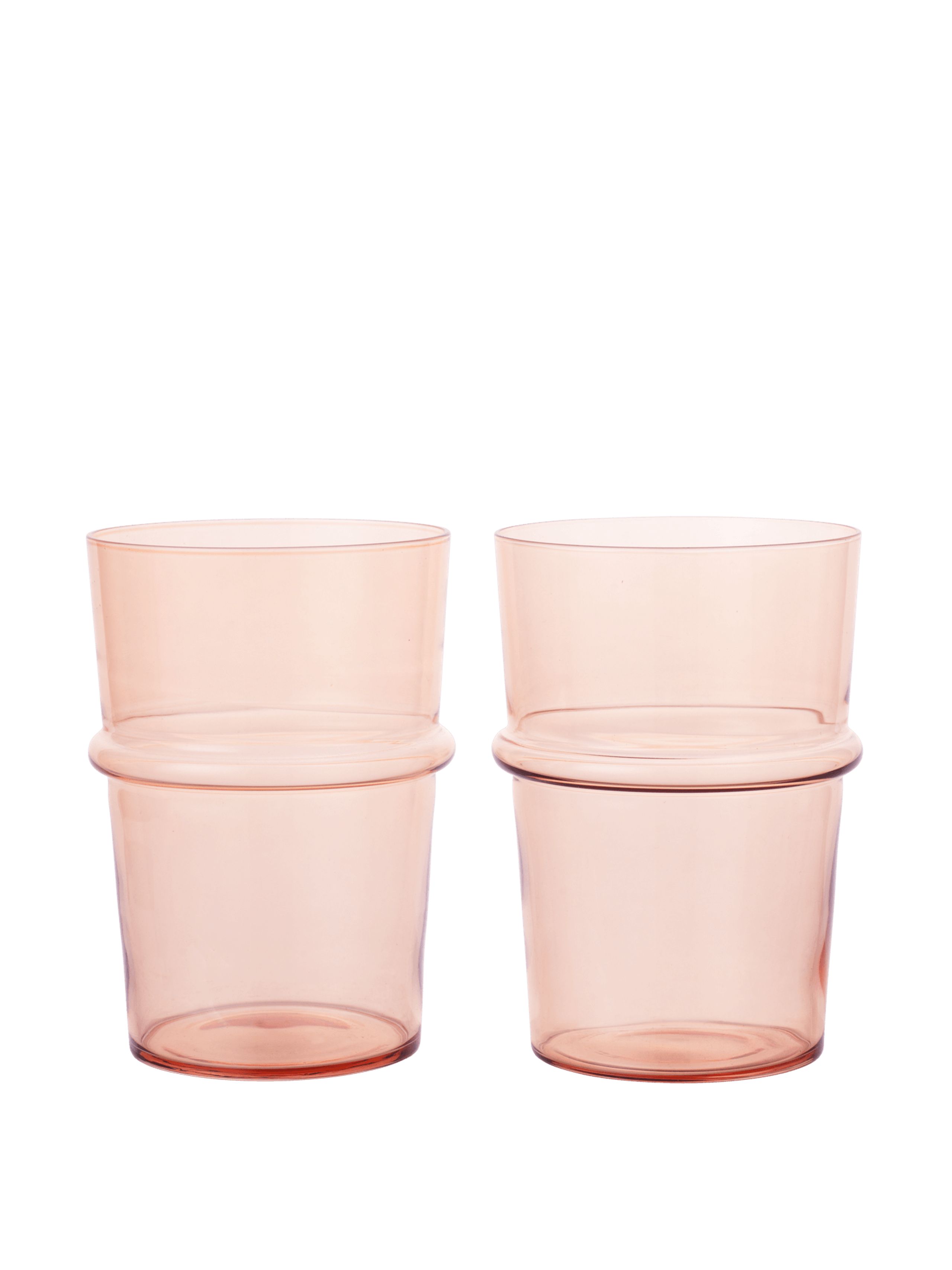 Ferm Living - TV-meubel - Boya Tall Glasses - Set of 2 - Blush
