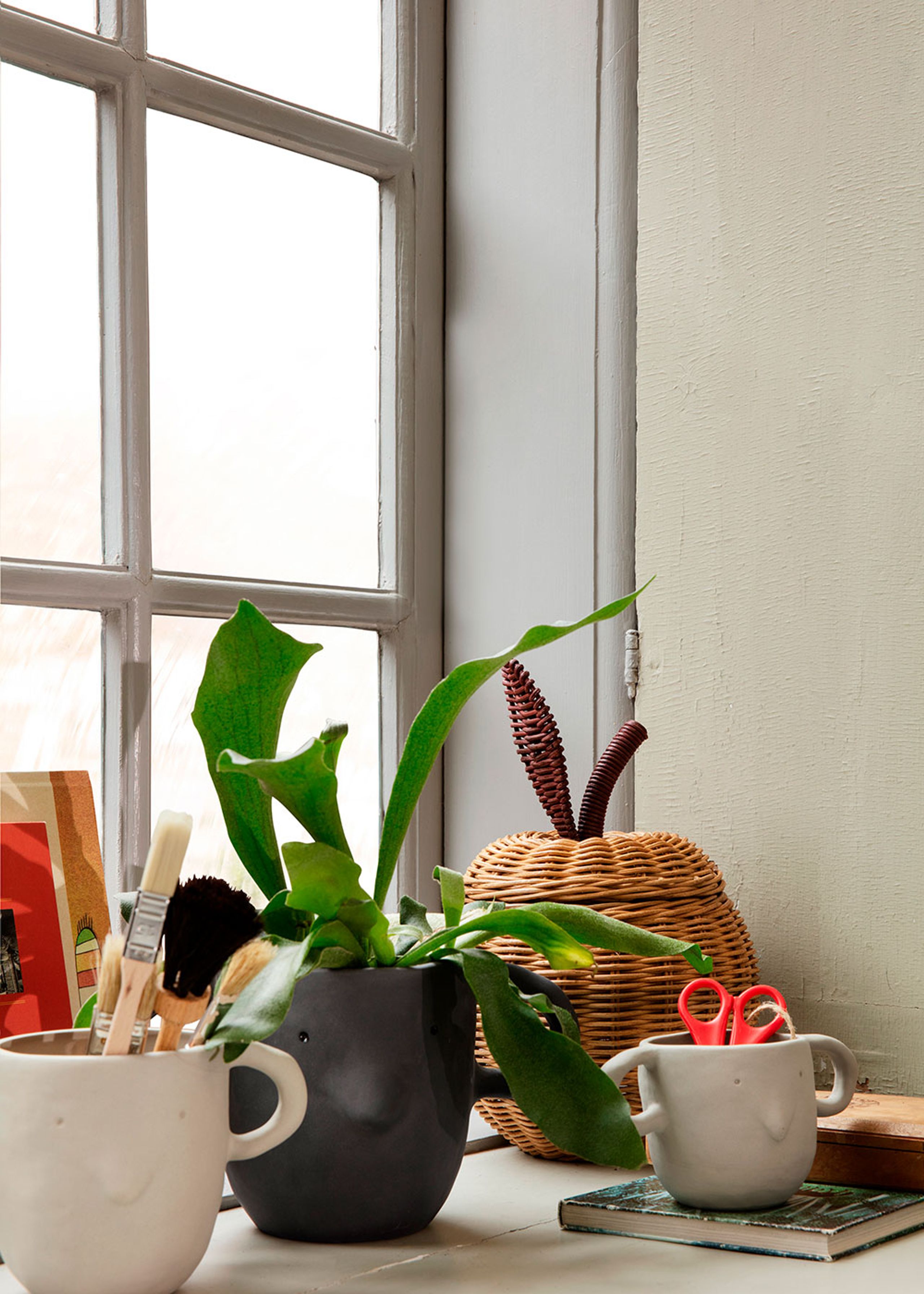 Ferm Living - Doniczka - Mus Plant Pot - Red Brown