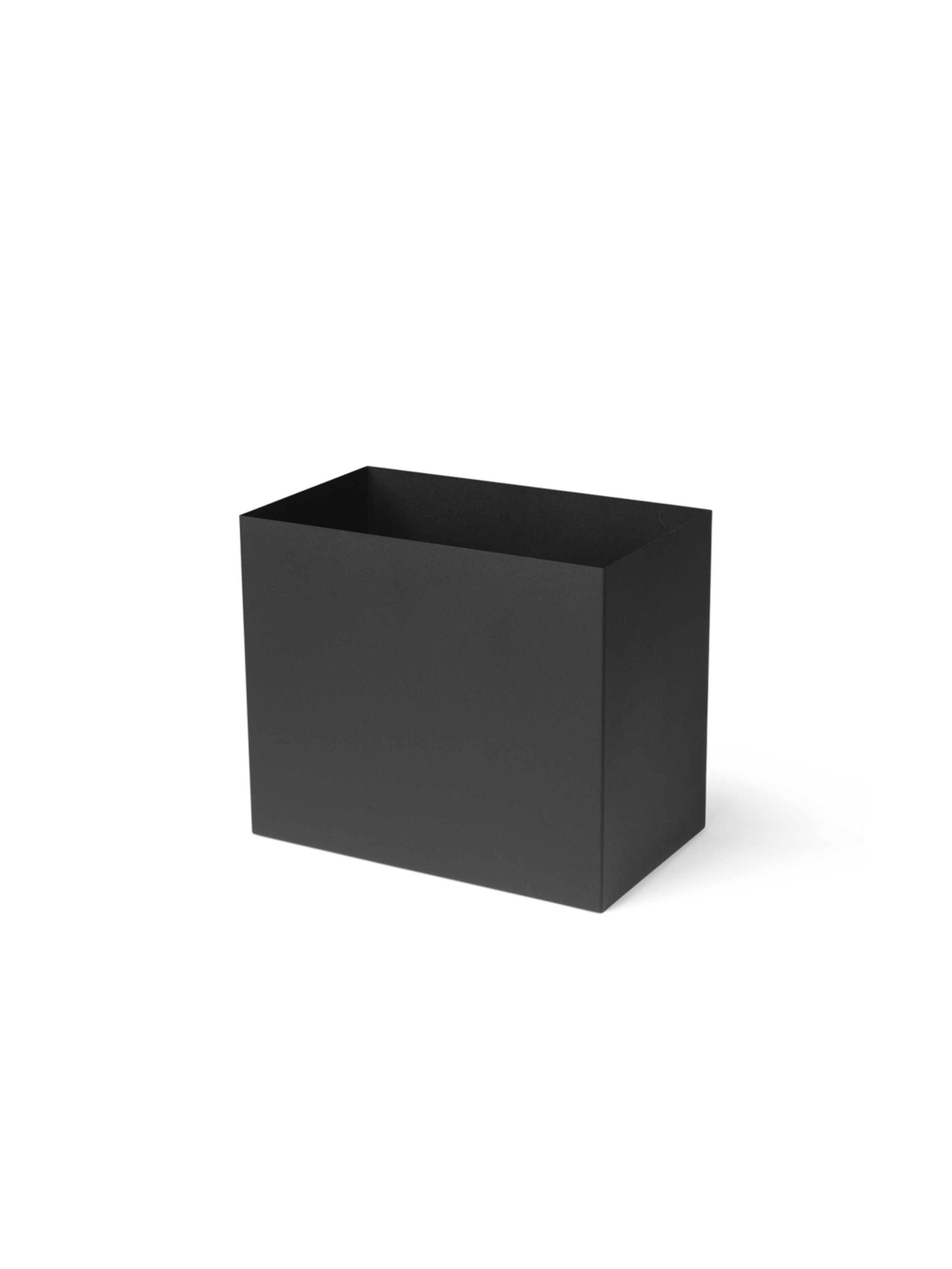 Ferm Living - Blumentopf - Plant Box Pot - Black Large