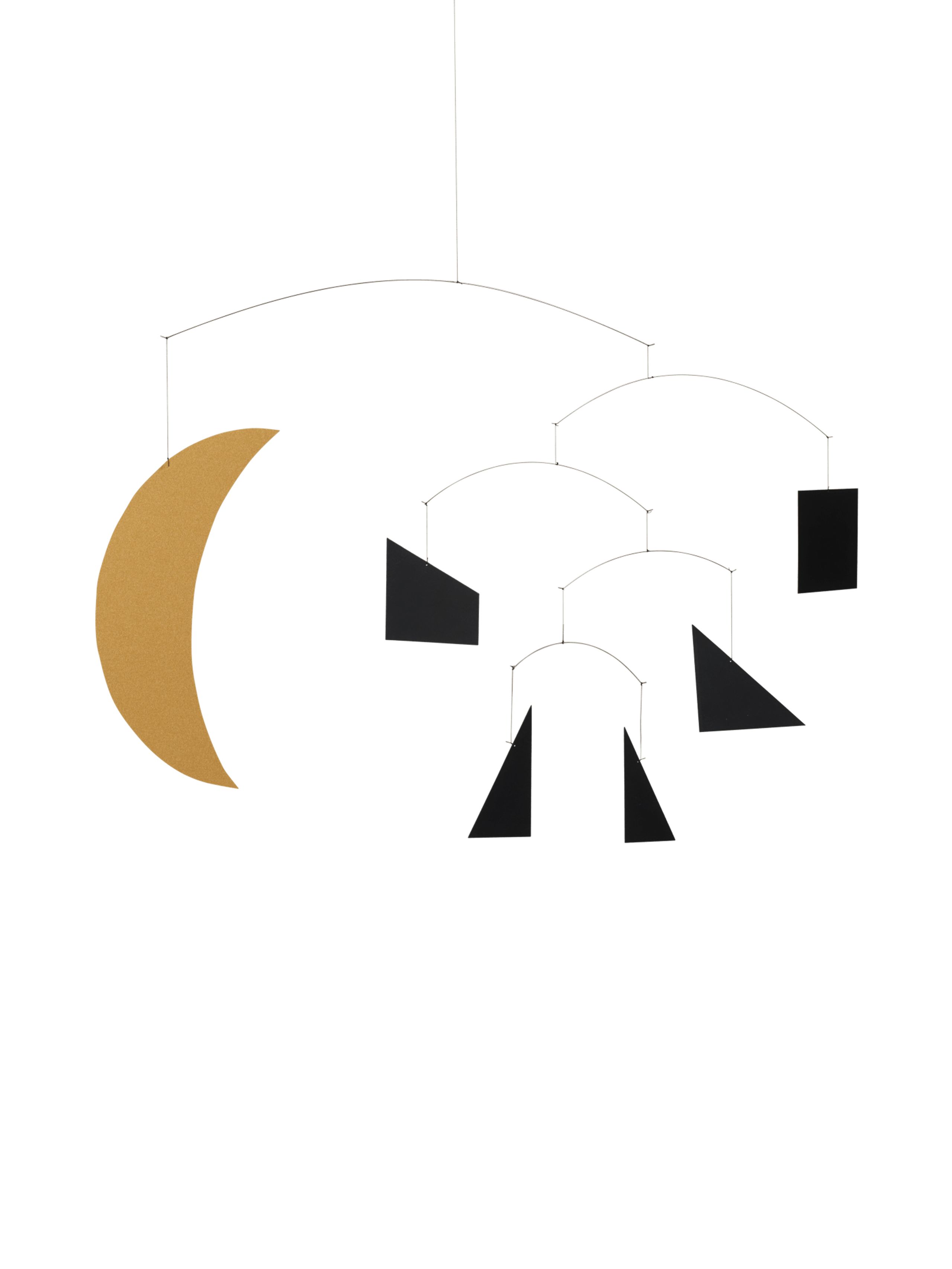 Ferm Living - Waterproof bed sheets - Phase Mobile - Black/Gold