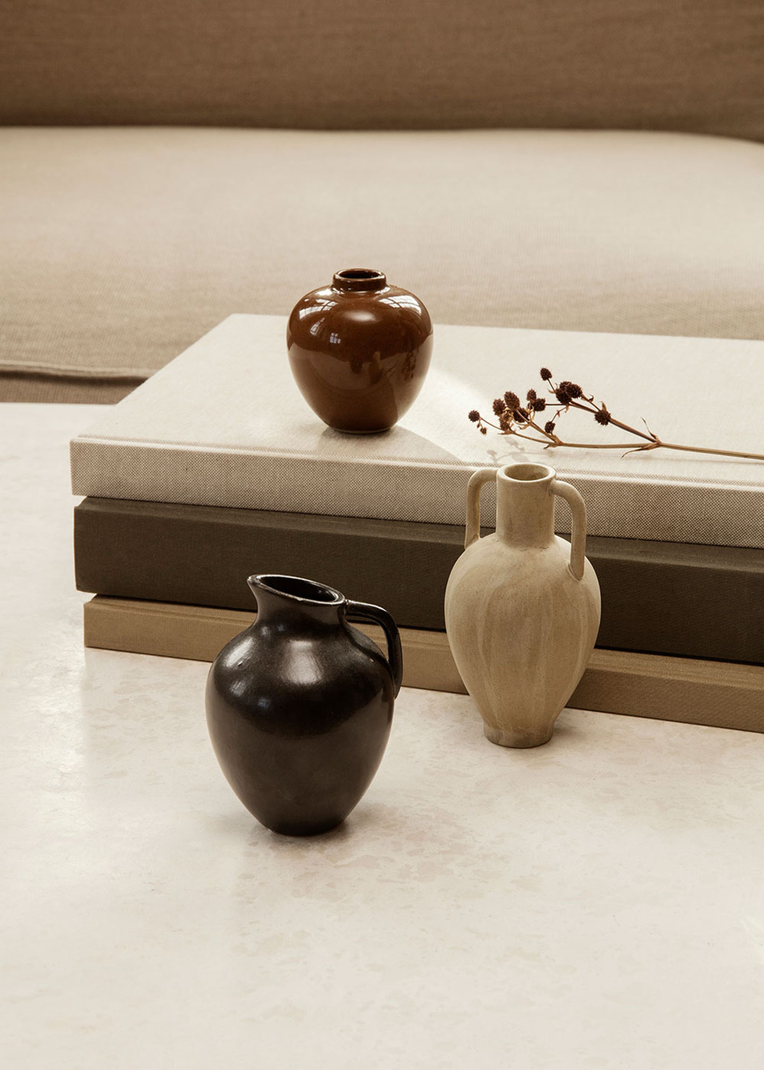 Ferm Living - Vase - Ary Mini Vase - Large - Sand