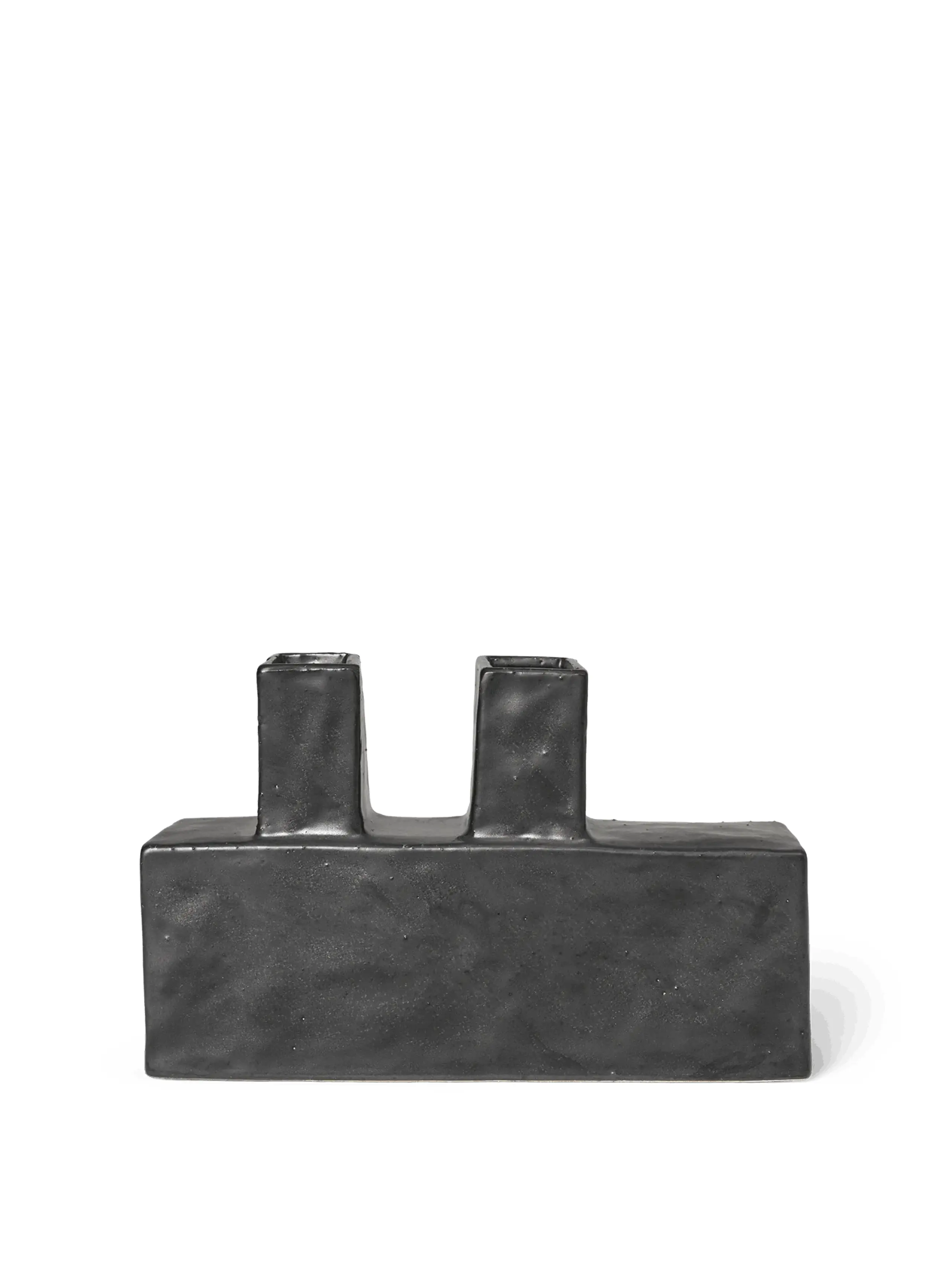 Ferm Living - Vase - Koa Vase - H17 - Black