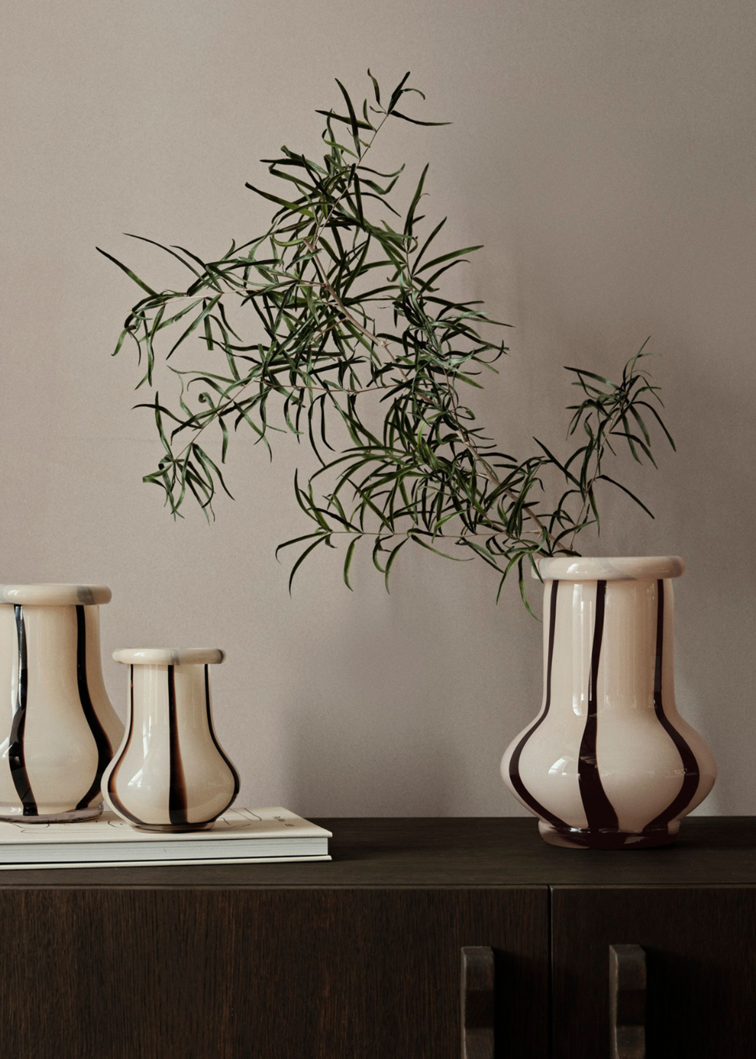 Ferm Living - Vase - Riban Vase - Cream - Large