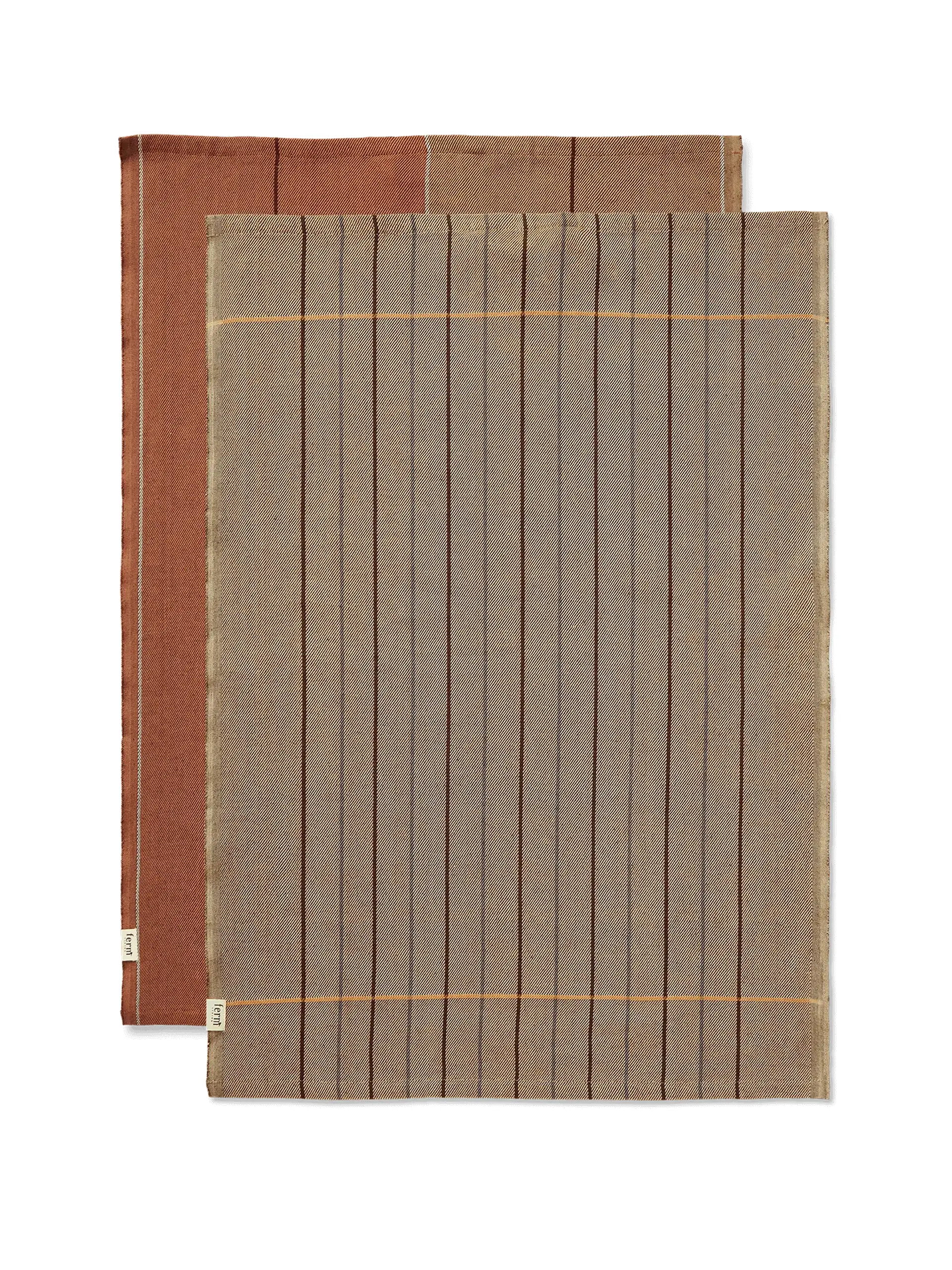 Ferm Living - Geschirrtuch - Ito Tea Towel - Set Of 2 - Set of 2 - Hazel/Oat