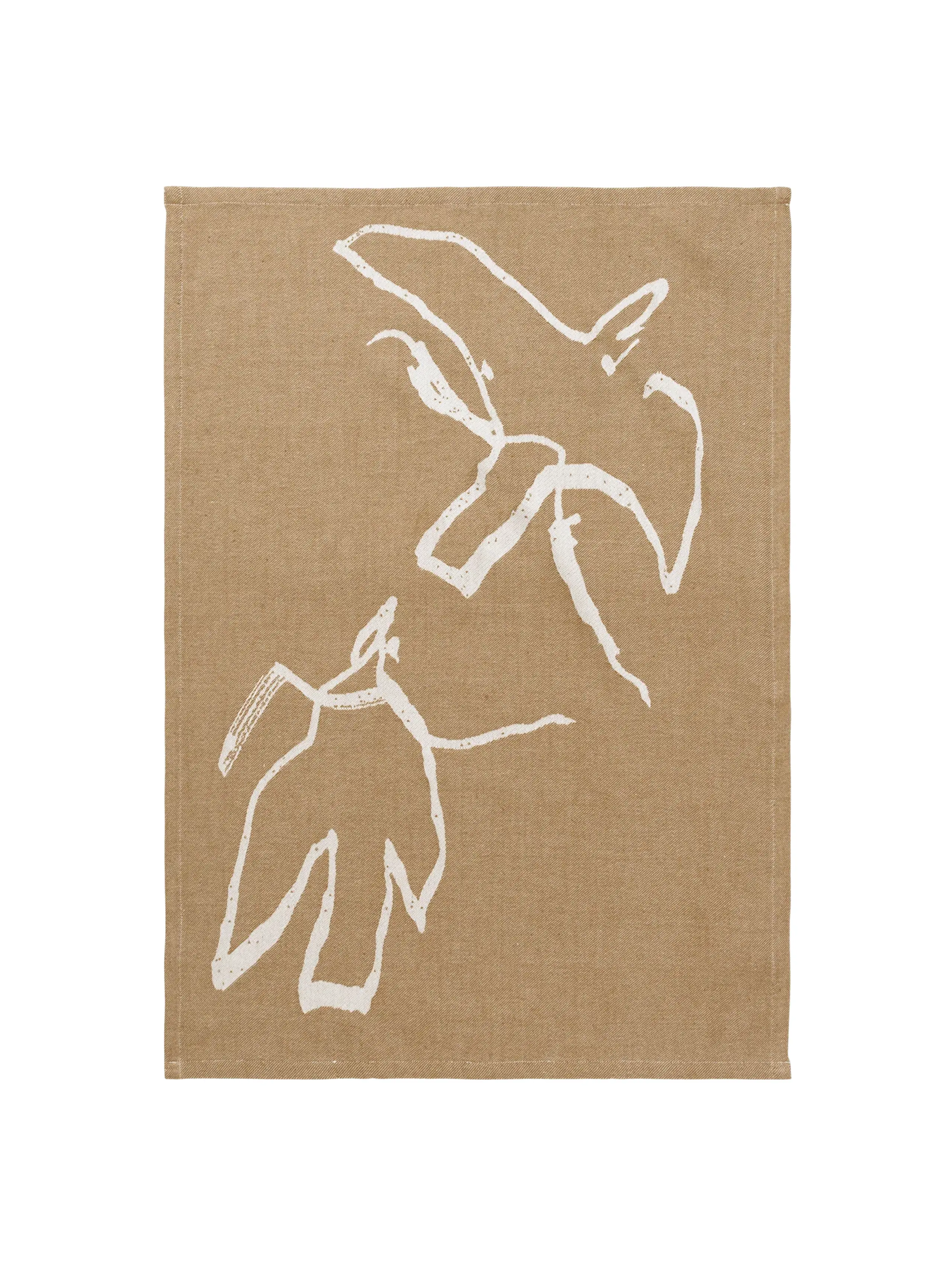 Ferm Living - Asciugamano da tè - Vuelo Tea Towel - Sugar Kelp/Off-white