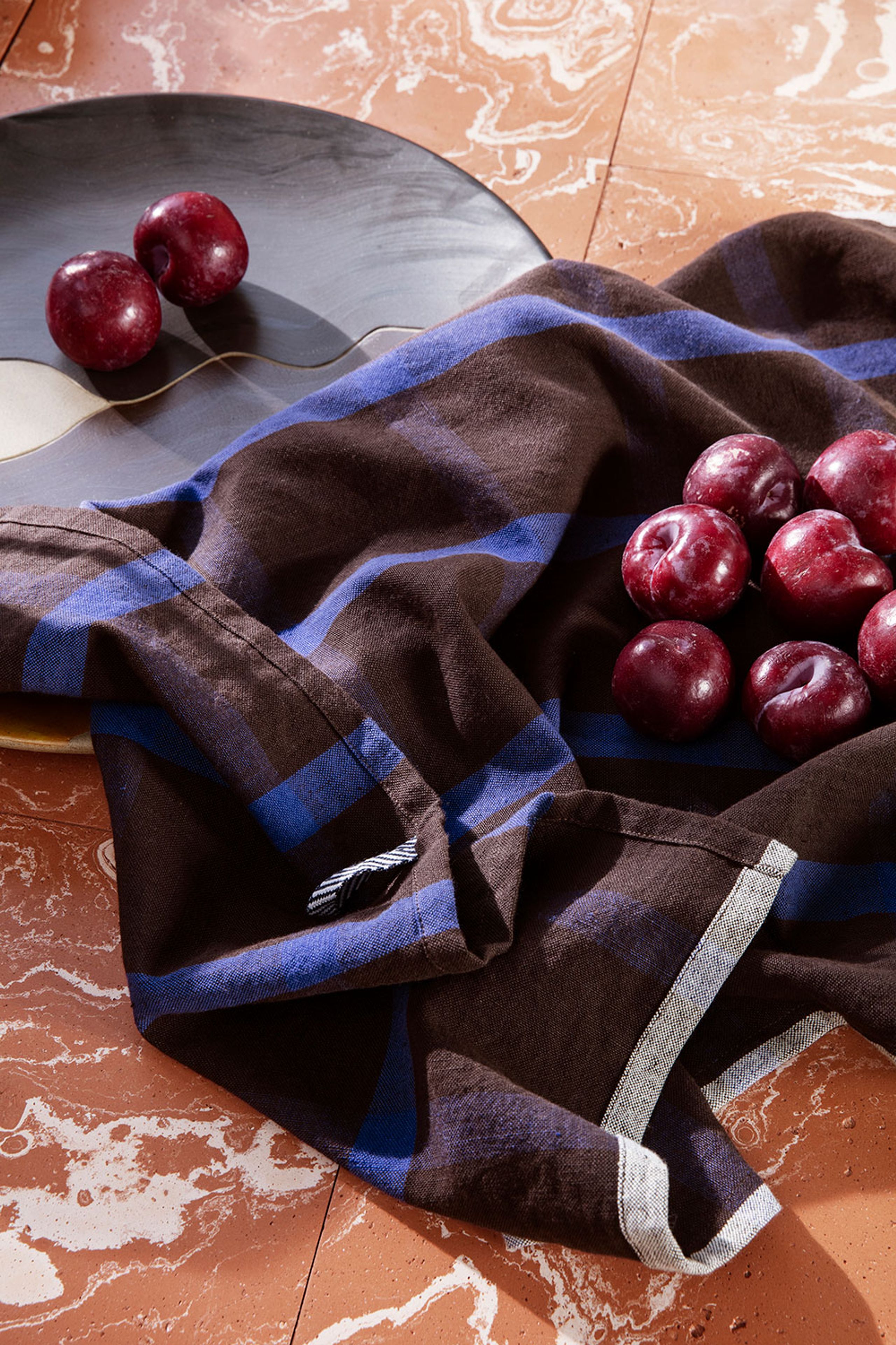 Ferm Living - Tea Towel - Hale Tea Towel - Olive/Green