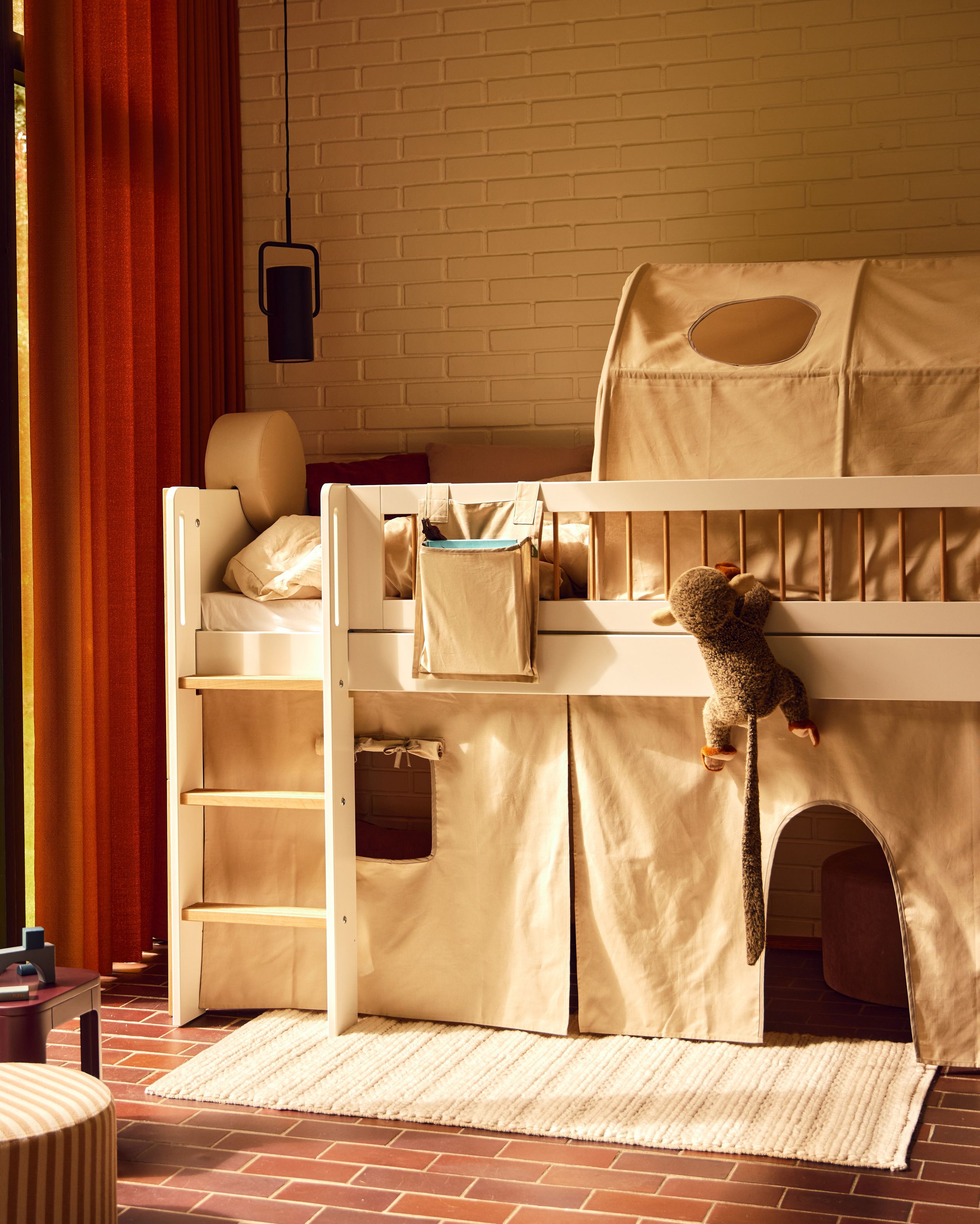 Flexa - Vorhänge für Kinderbetten - Play Curtain Dawn - Warm Gray